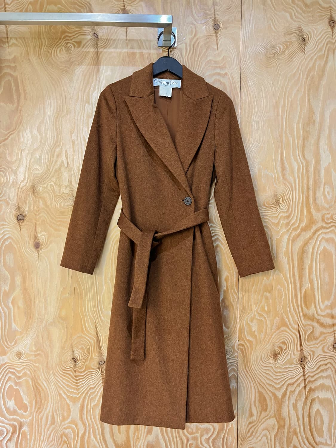 크리스찬 디올 100% 캐시미어 벨티드 코트 상품이미지2