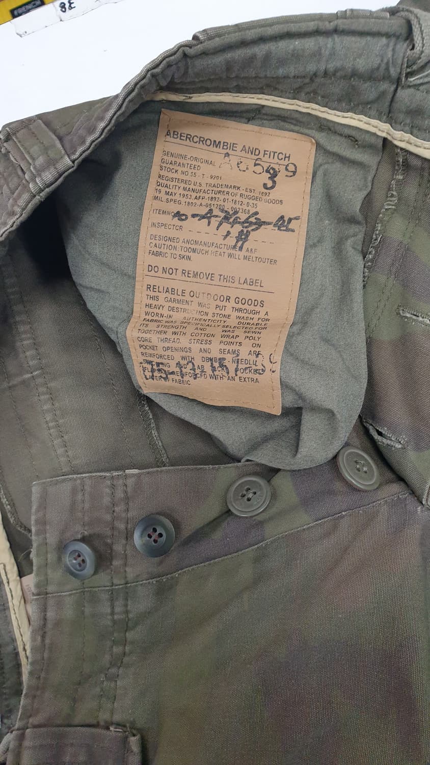 Abercrombie 카모 카고 바지 32 상품이미지6