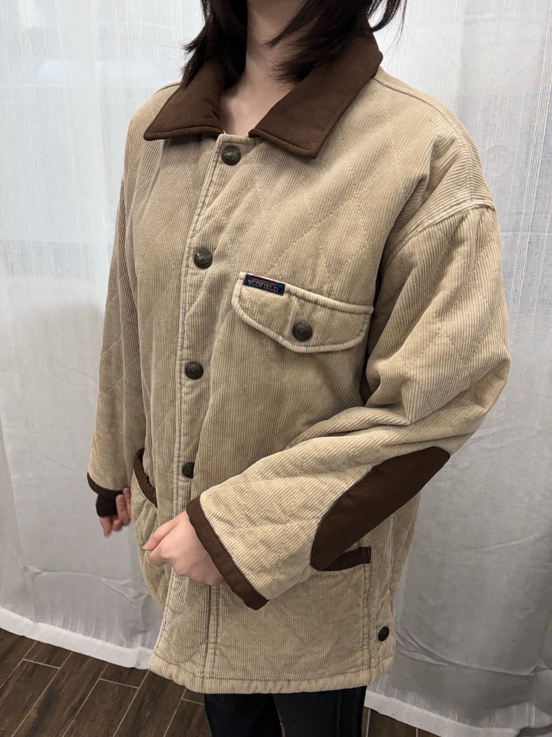 SCOFIELD 코듀로이 퀼팅 워크 자켓 상품이미지4