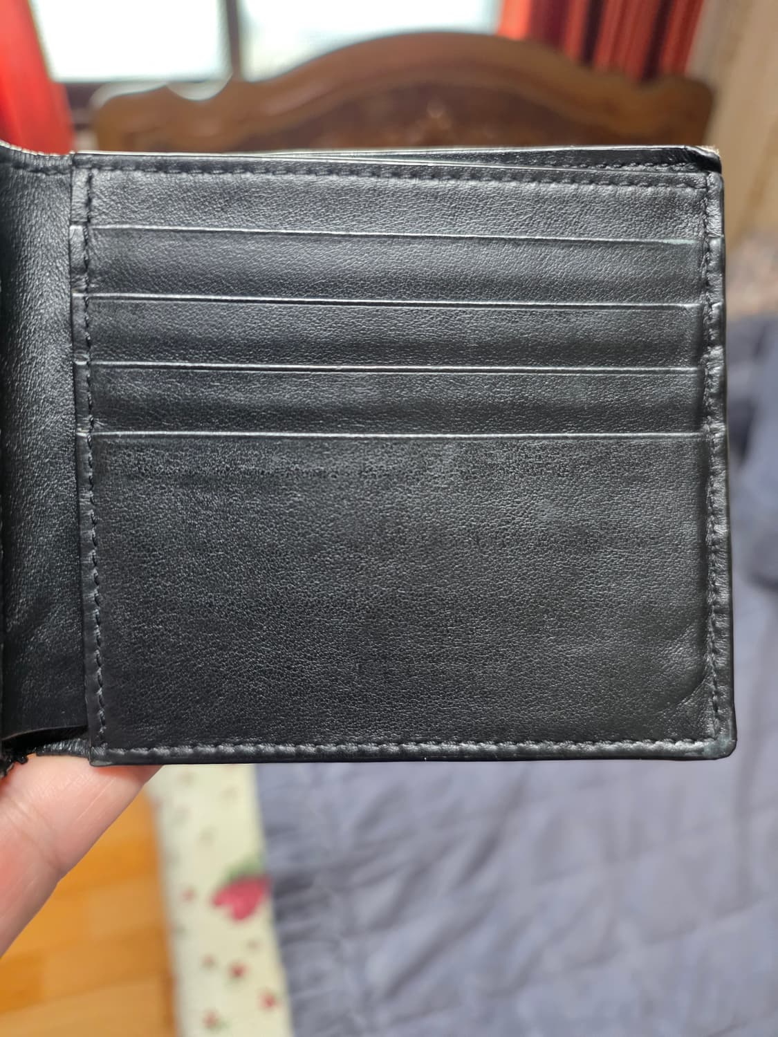 (정품) 버버리 체크 반지갑/80166111/개인/팝니다. 상품이미지4