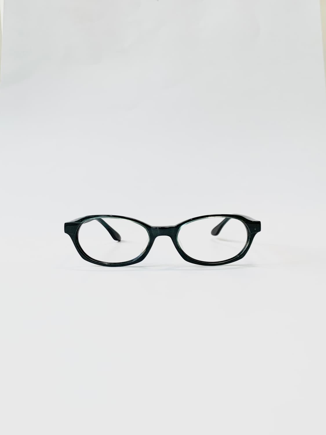 [픽키-645] 딥그린 아세테이트 안경 클래식 오벌 데드스탁  상품이미지1