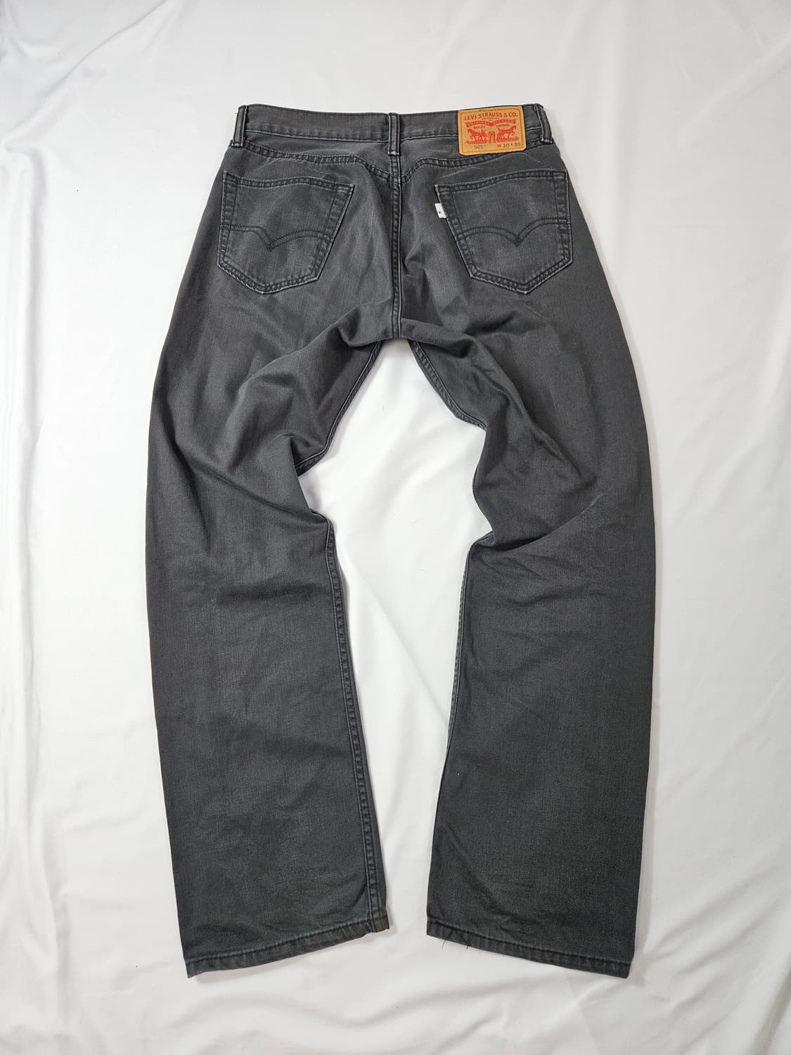 리바이스 505 화이트탭 그레이진 데님팬츠 청바지 빈티지 30 상품이미지1