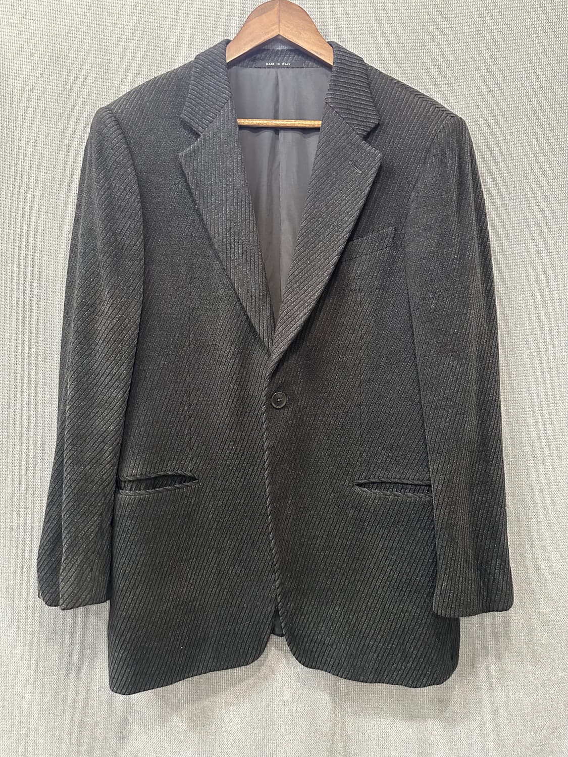 Armani Collezioni 아르마니 이탈리아 메이드 스트라이프 자켓 상품이미지1