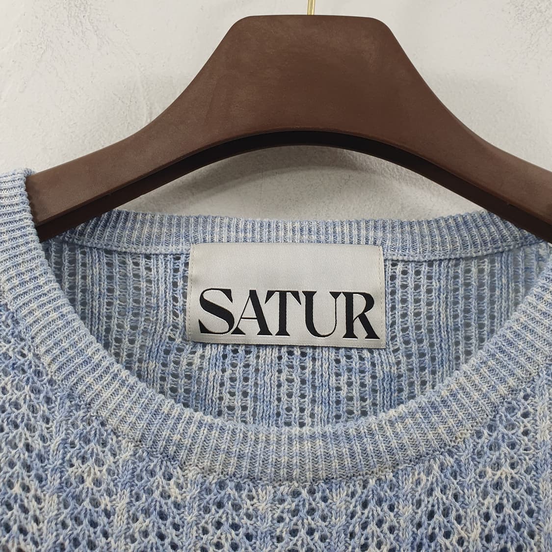 L 세터 여성 오버핏 여름 시스루 레몬 니트 상품이미지4