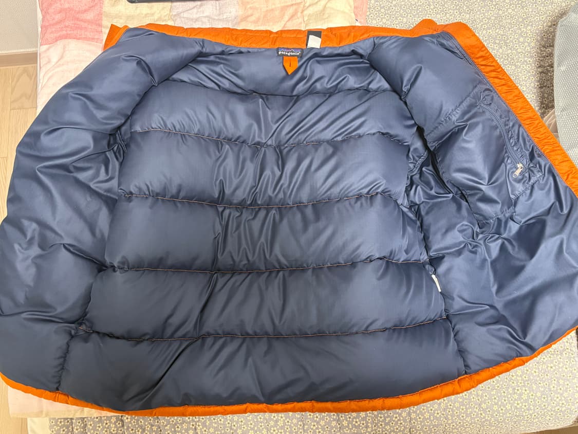 [XL] 파타고니아 패커블 구스다운 자켓 패딩 _ 오렌지 판매 상품이미지3