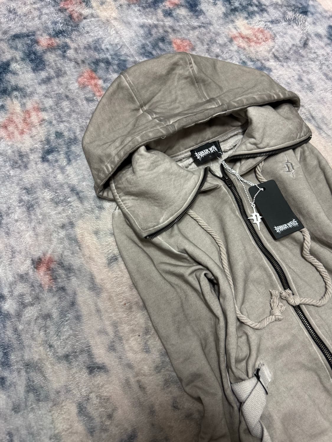 Dolls kill dark wavs hooded romper  상품이미지3