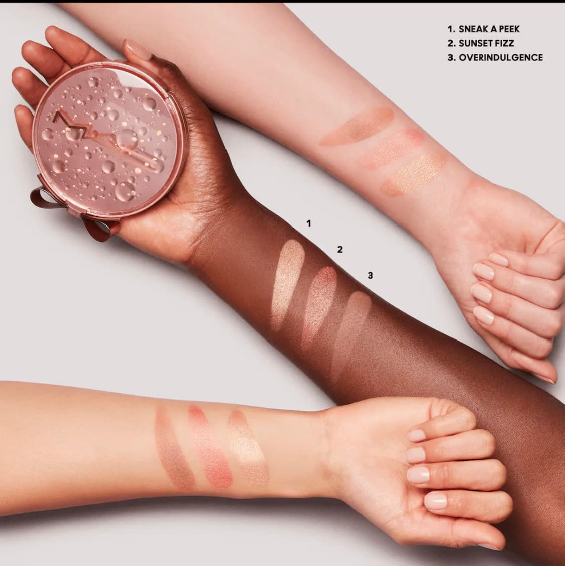 [새제품]맥 엑스트라 디멘션 페이스 팔레트 미디엄 블러셔 하이라이터 쉐딩 상품이미지2