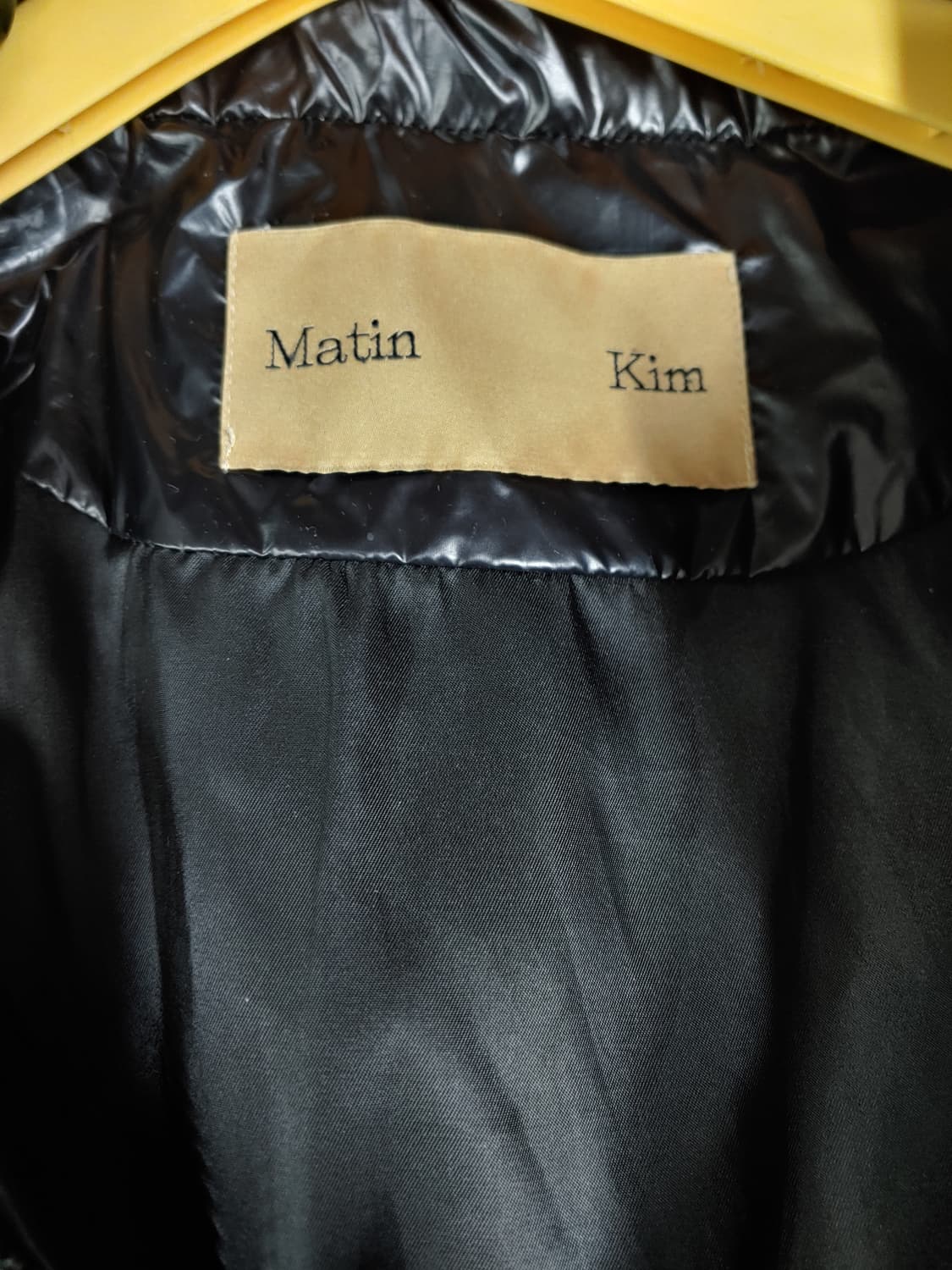 마땡킴 광택 숏 패딩 점퍼 F 상품이미지3