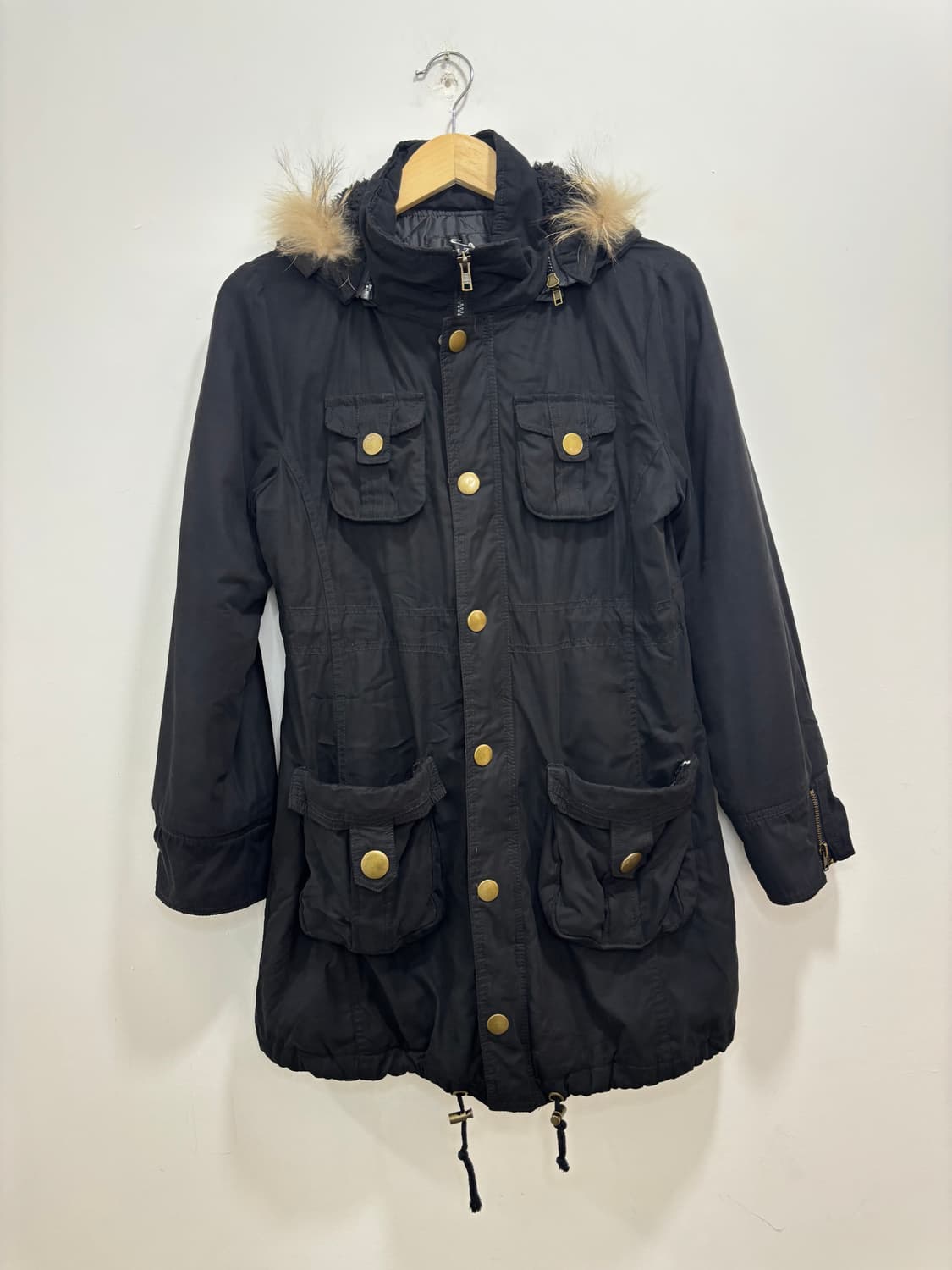 Colza 검정 야상 자켓 상품이미지7