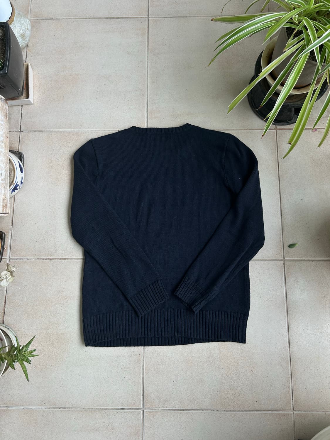 폴로 랄프로렌 베어 니트 스웨터 네이비 L 상품이미지4
