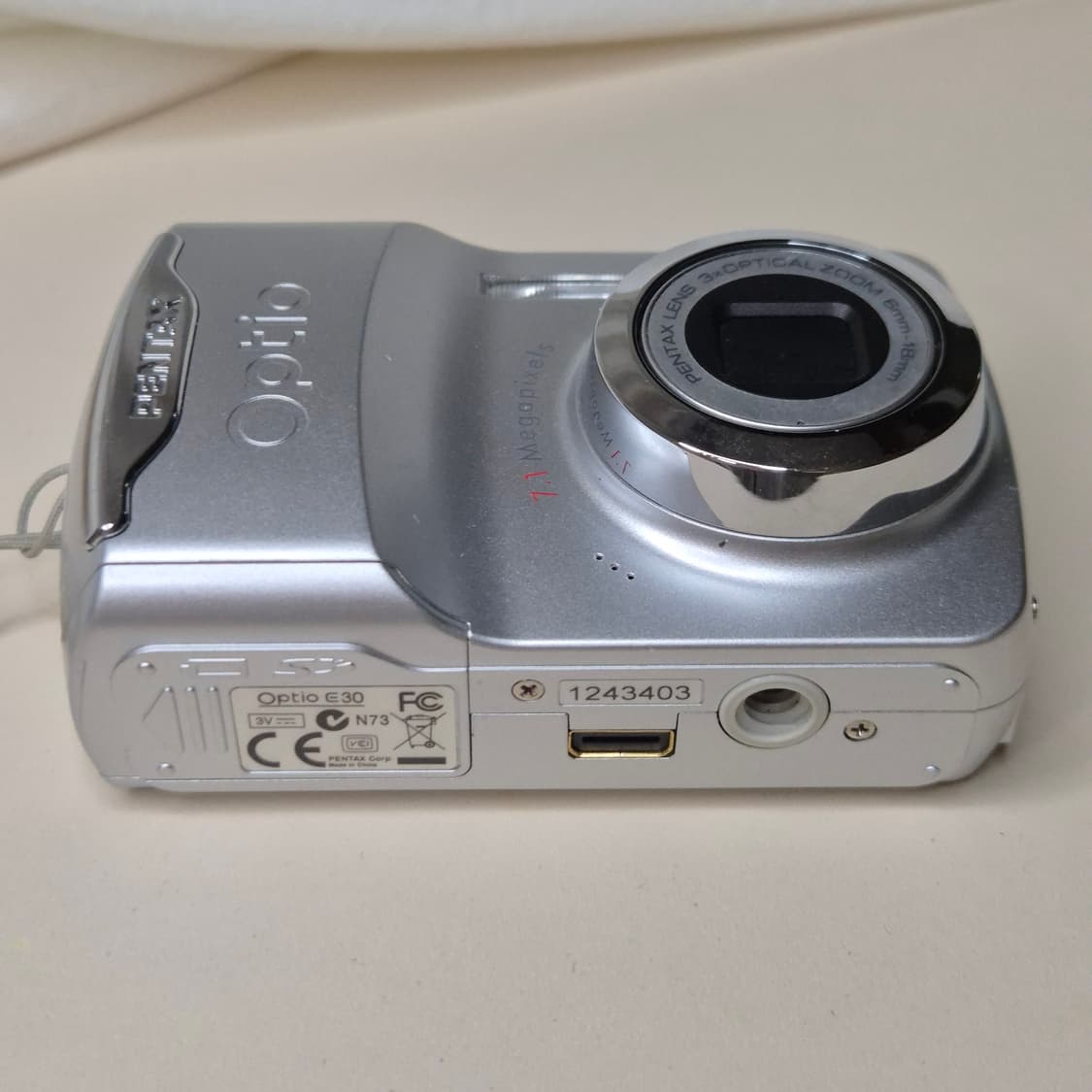 작례✨ 펜탁스 옵티오 E30 실버 🤍 필름감성 Y2K  상품이미지5