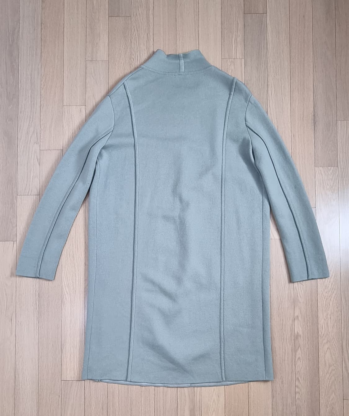 시스템 울 100 버튼리스 롱 가디건 F _ 여성 상품이미지5