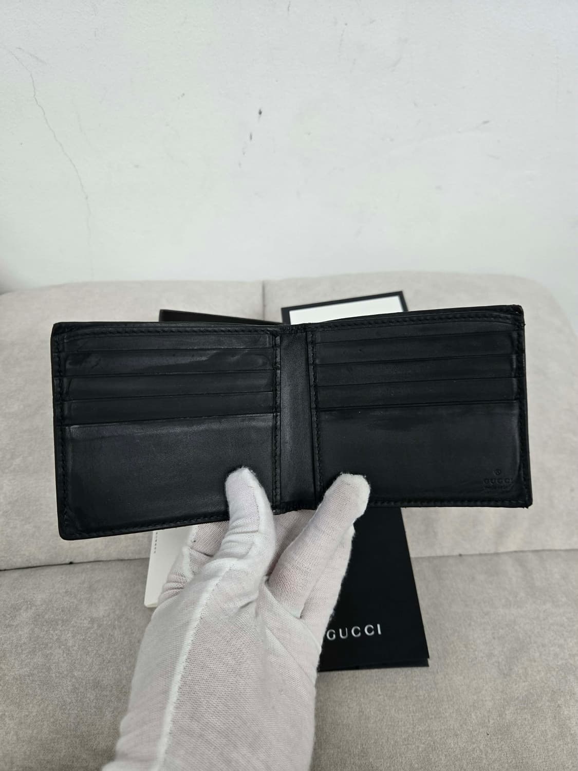 [보증서 정품] 구찌 앵그리캣 반지갑 상품이미지2