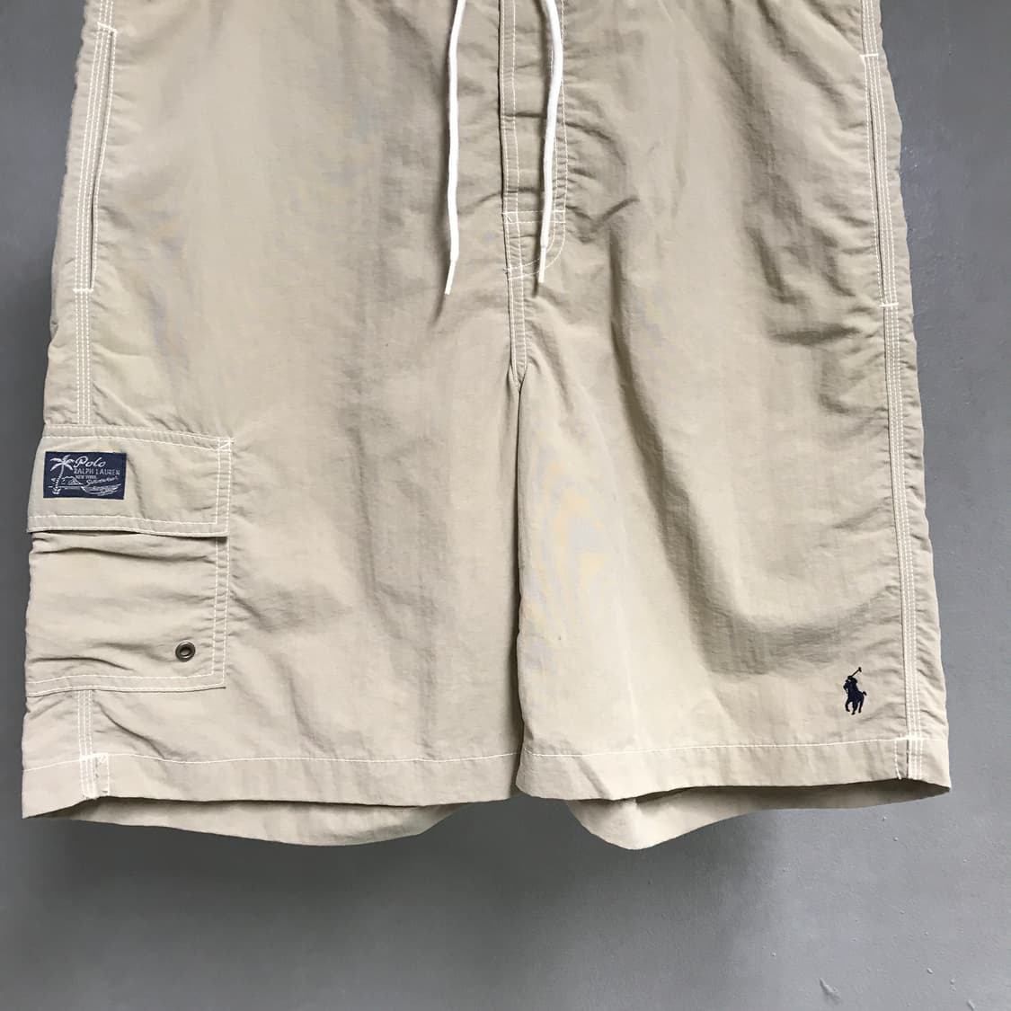 폴로 랄프로렌 포니 스윔 팬츠 베이지 L 상품이미지3