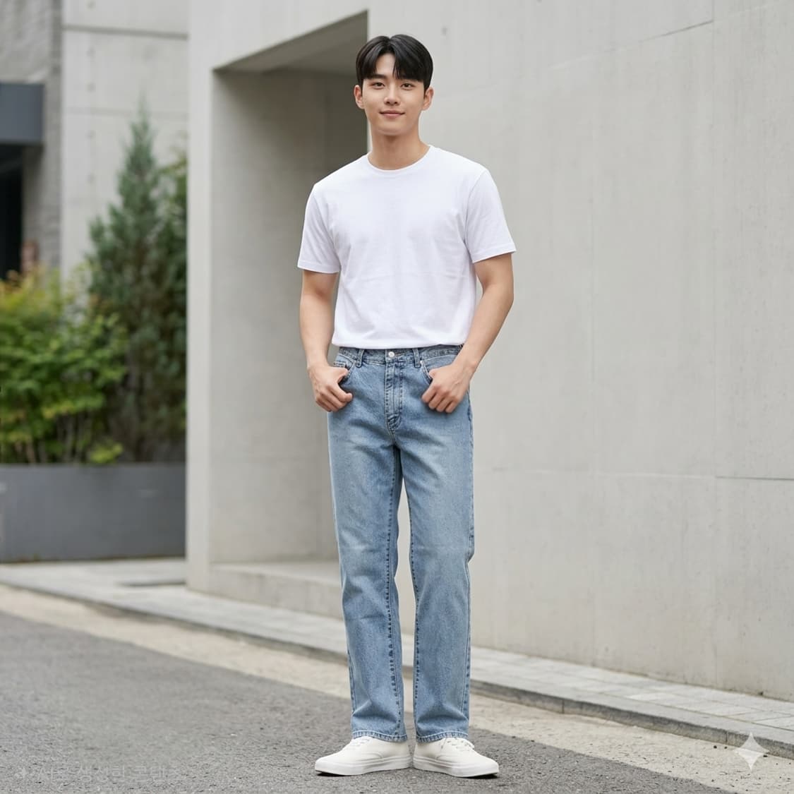 뱅뱅(BANG BANG) 인디고 데님 팬츠 상품이미지1
