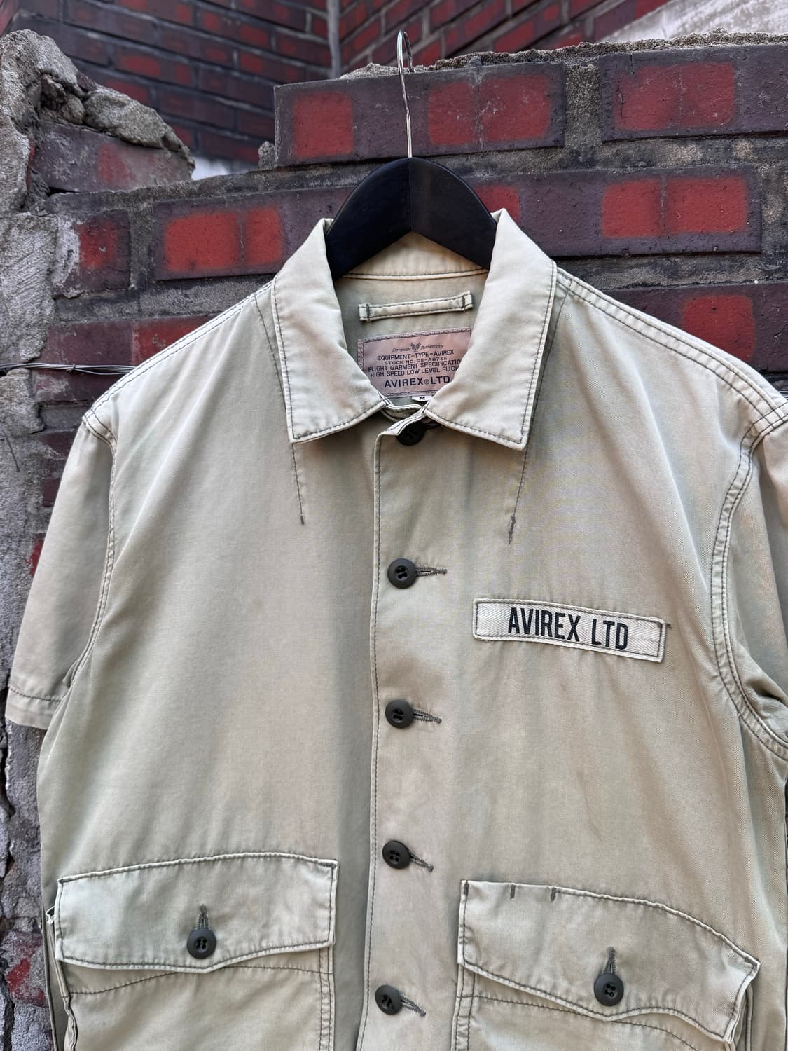 아비렉스 밀리터리 USN 포켓 셔츠  상품이미지4