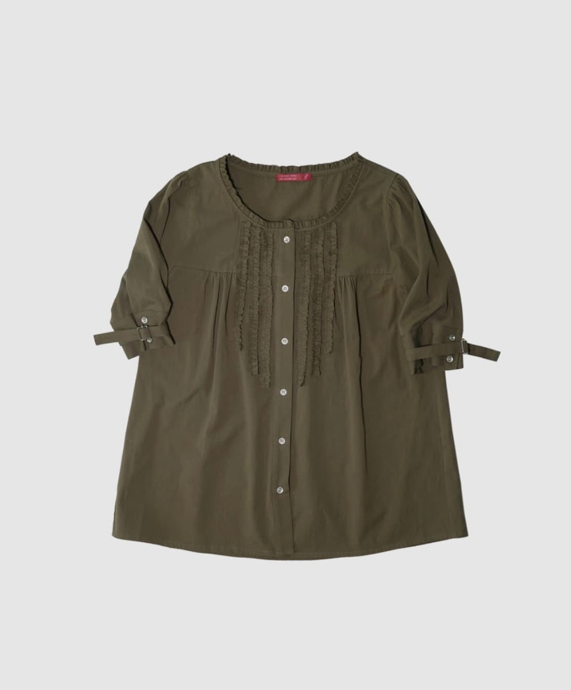 인앤양인하모니 Momo blouse, Khaki 상품이미지1