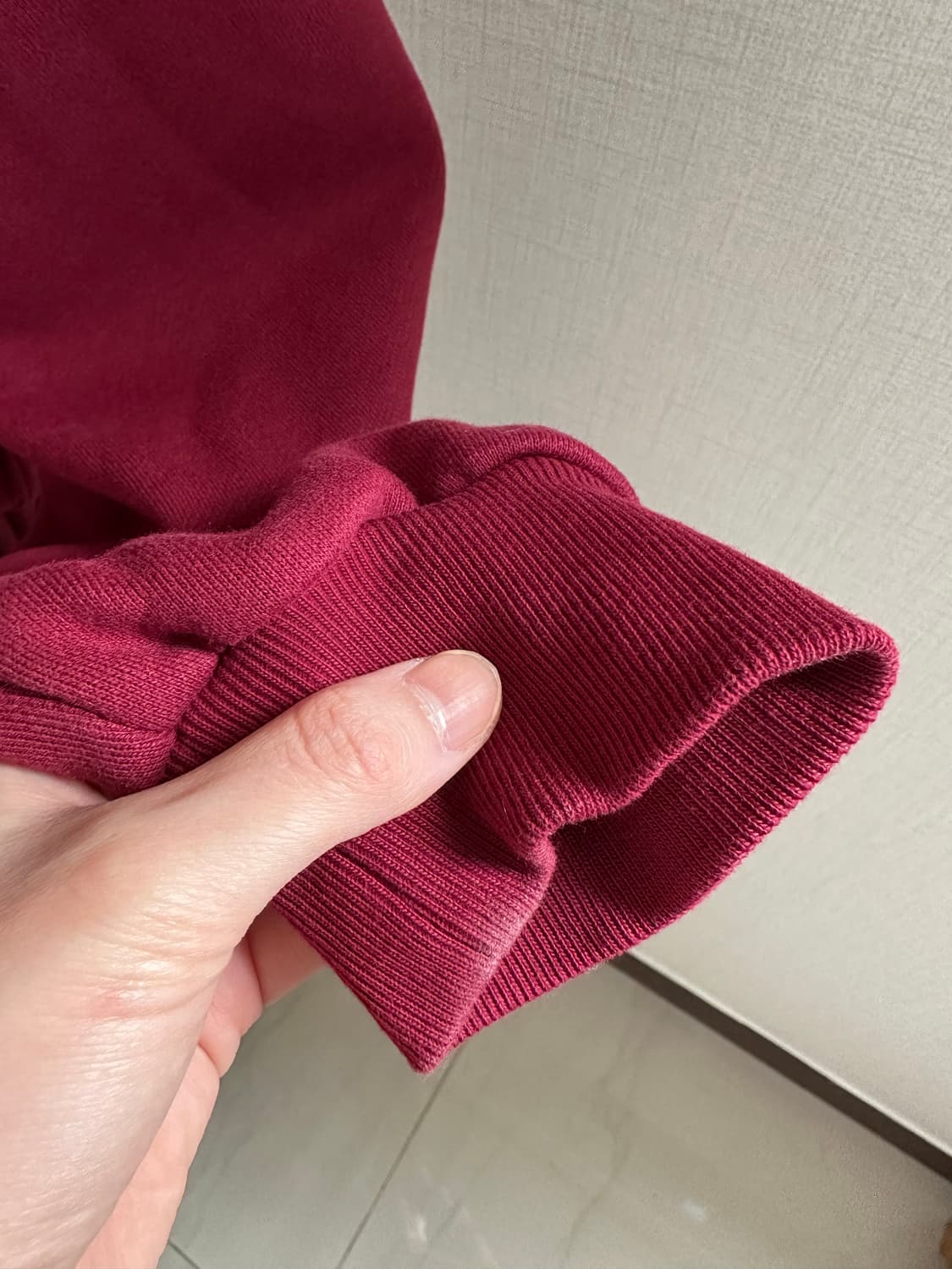 ACHIHARA 후드티 페이크 레이어드 루즈핏 롱 후디 상품이미지9