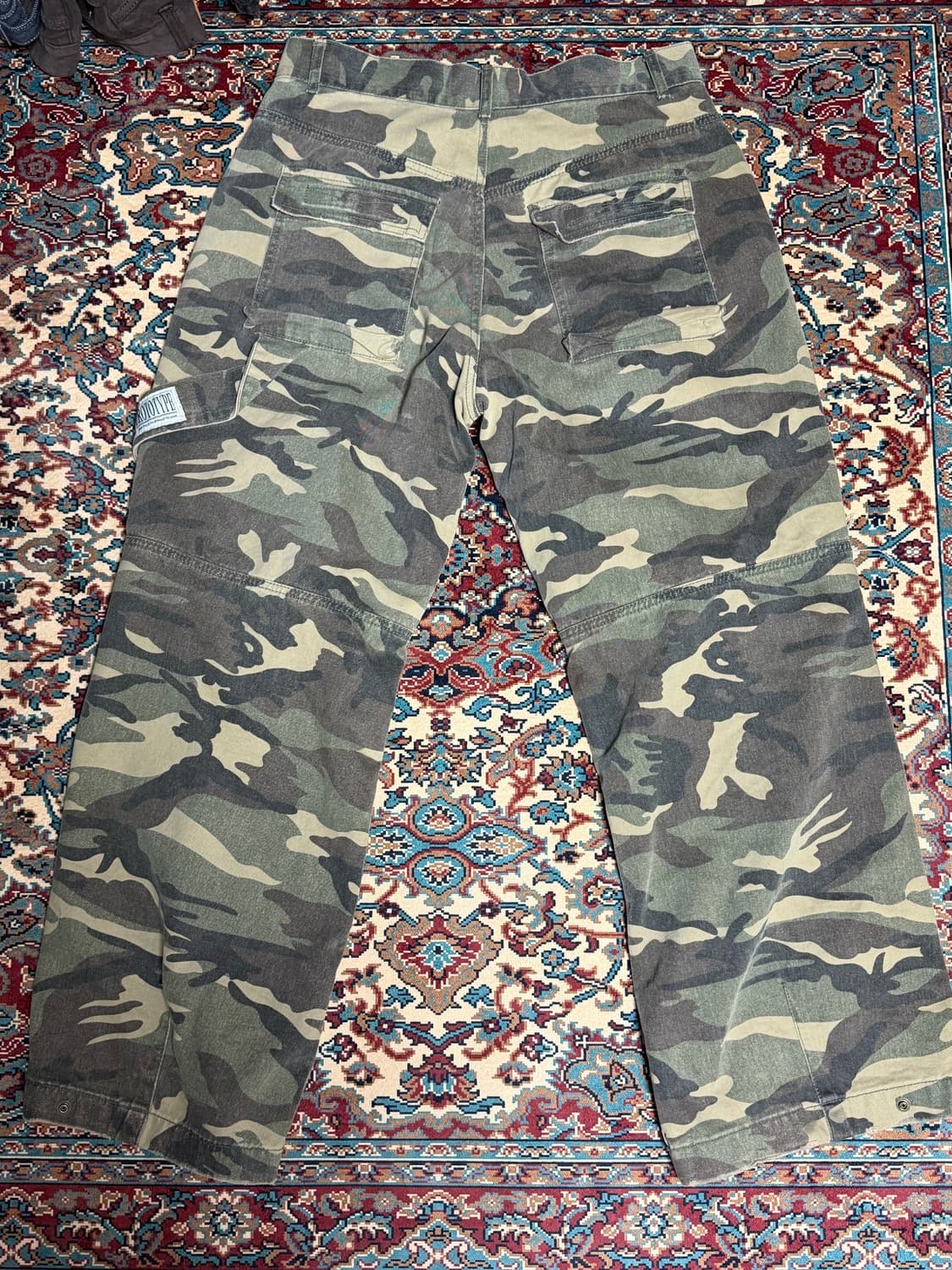 ETCE 더블니 카모 팬츠 사이즈L 상품이미지4