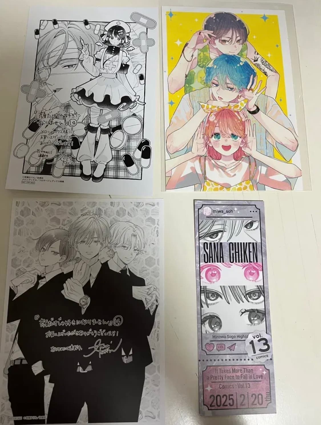 만화 일러스트 엽서 세트 16장 상품이미지4