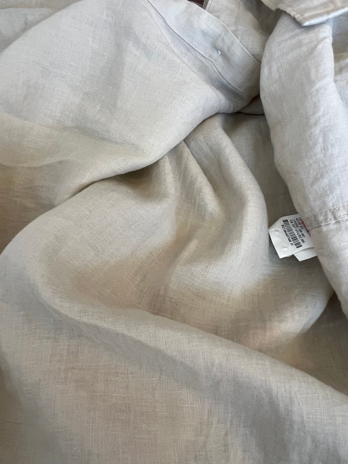 빈폴 남성 베이지 린넨셔츠 긴팔셔츠
 상품이미지5