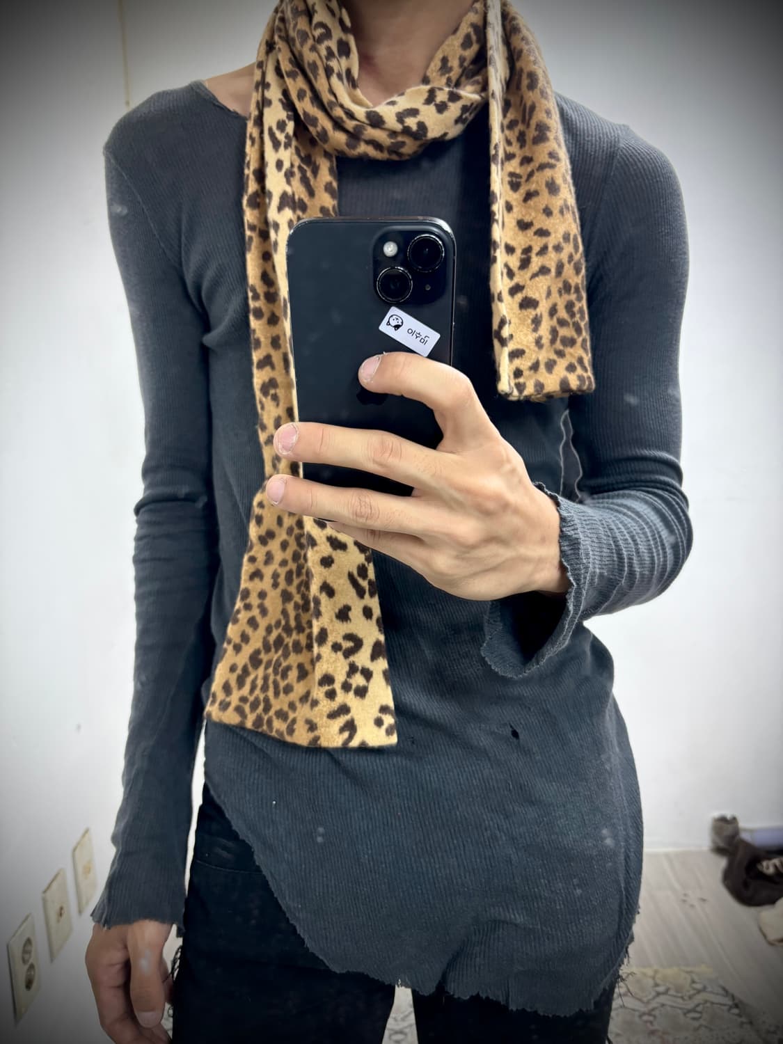 “Vintage” Leopard Scarf 상품이미지5