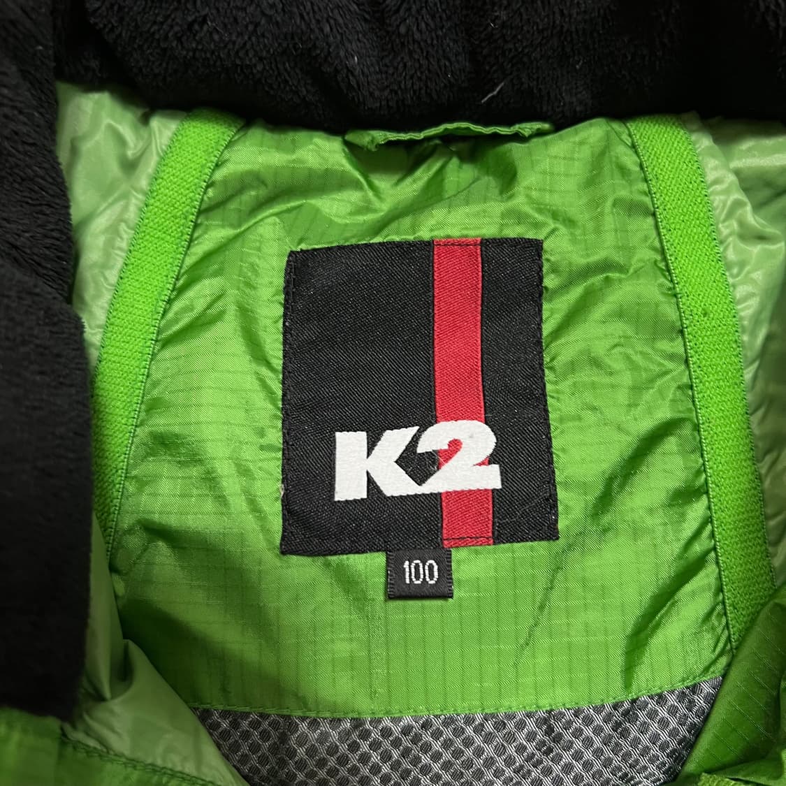 K2 윈드스토퍼 아웃도어 덕다운 800 패딩 점퍼 [라임] L/100 상품이미지7