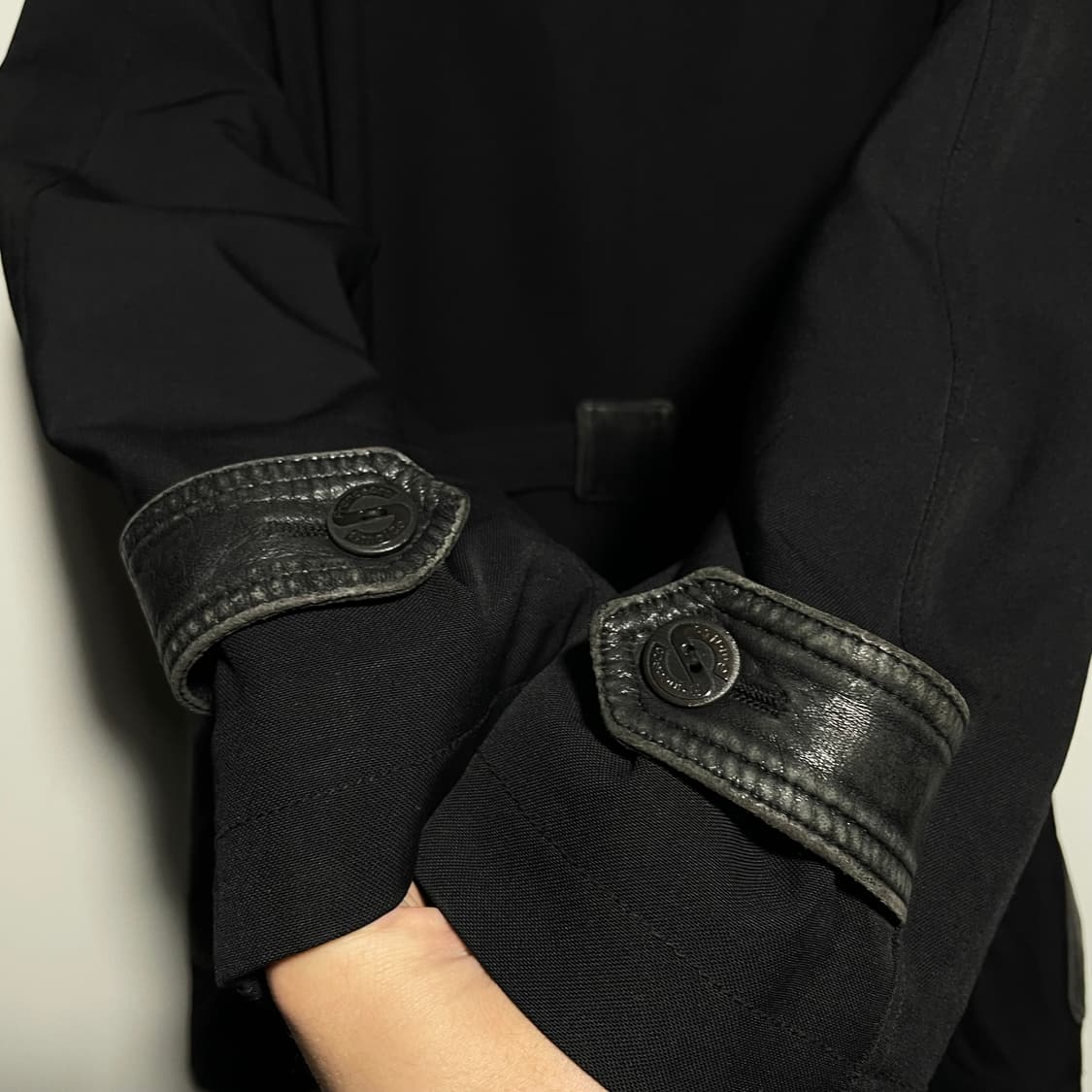 프란체스코 스말토 가죽 배색 사파리 재킷 (50사이즈)  상품이미지6