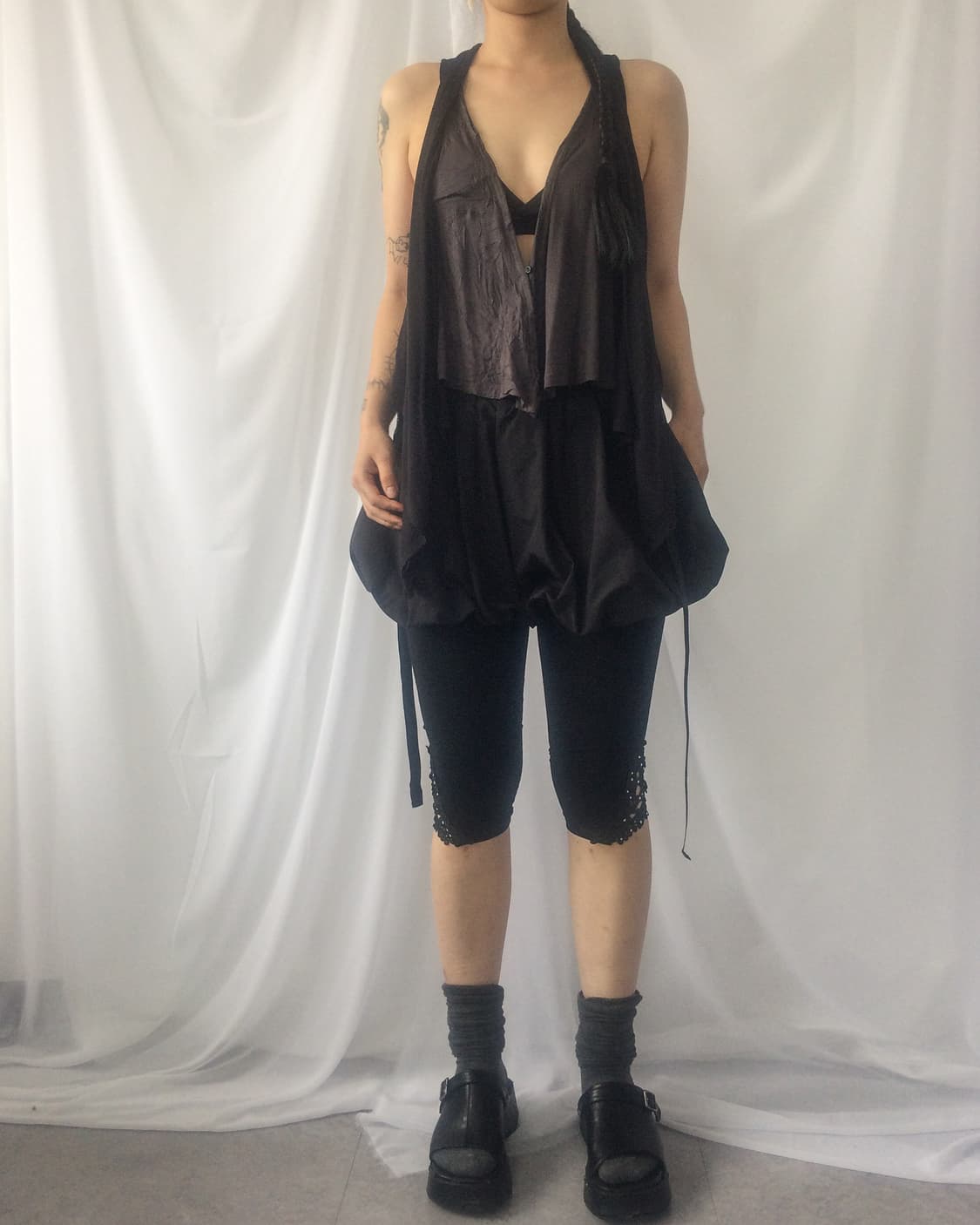 Drape vest 상품이미지5