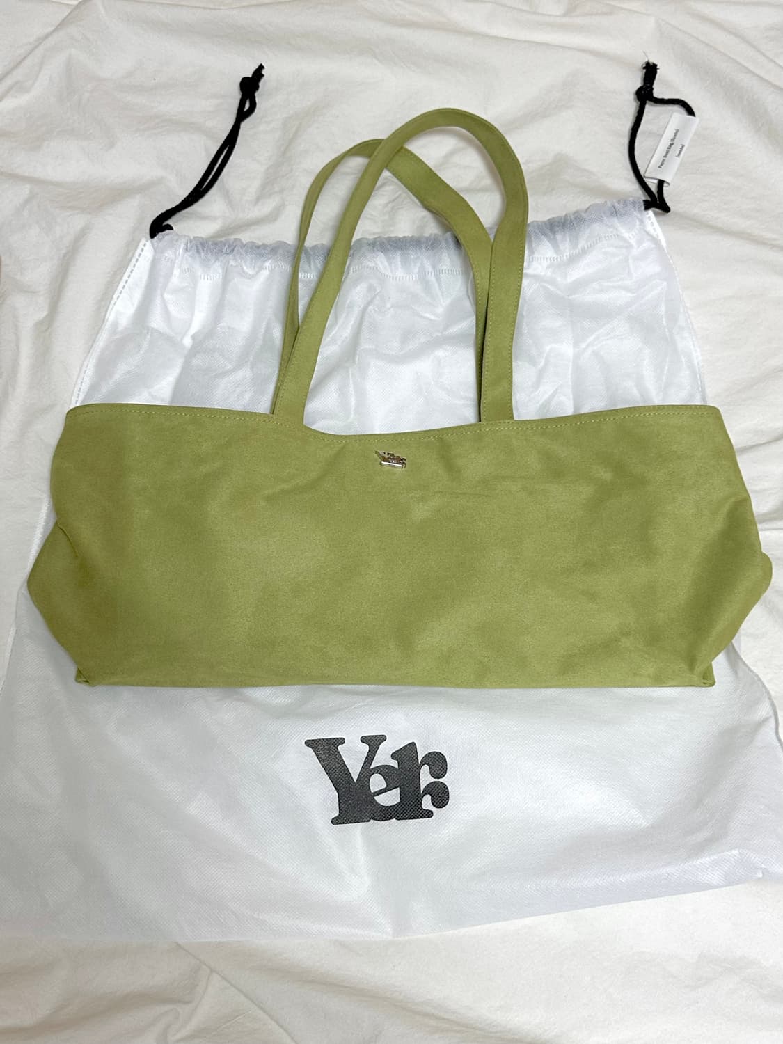 아이세이예르 paper boat bag suede matcha 말차 상품이미지3