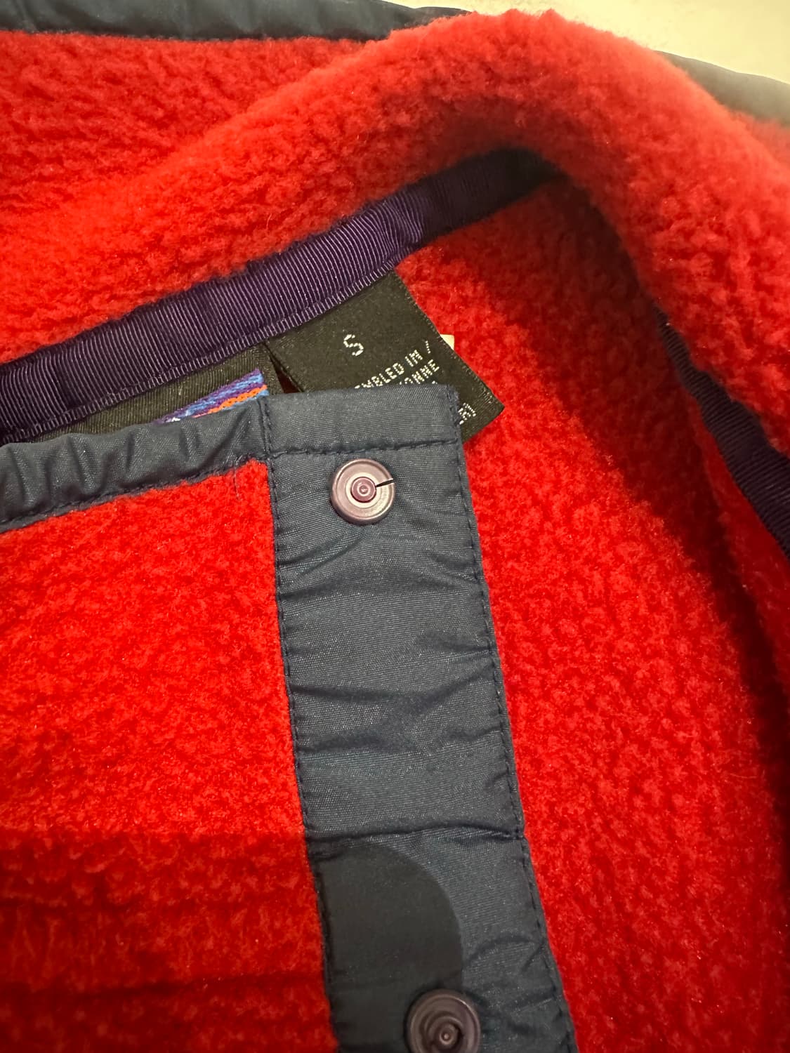 90s 신칠라 레드 s 자메이카 제조 상품이미지5