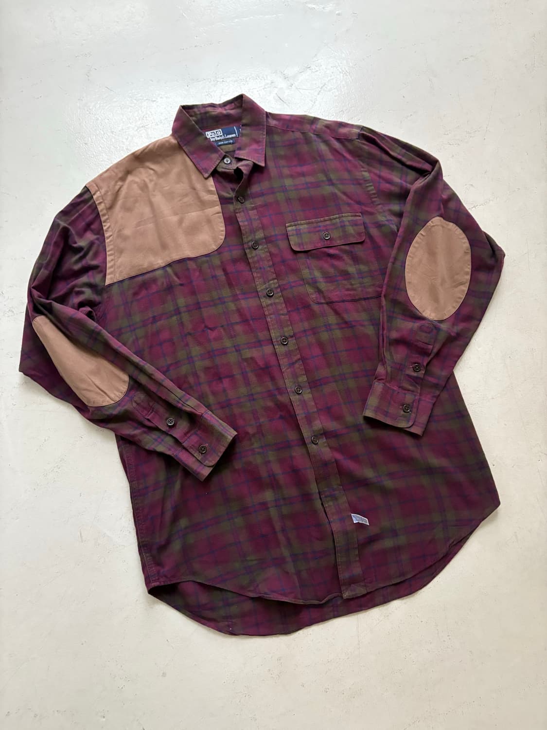 90s  Polo Ralph Lauren Flannel Check 상품이미지5