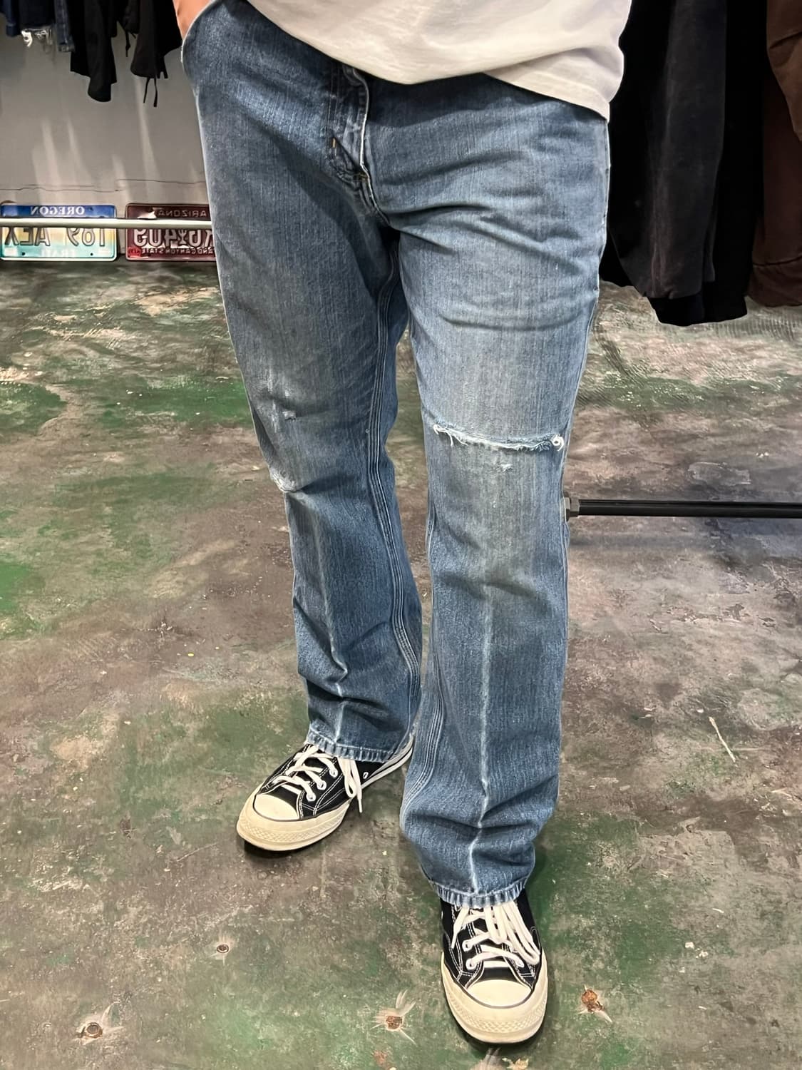 [34x30] 칼하트 싱글니 카펜터 워크 팬츠 상품이미지3