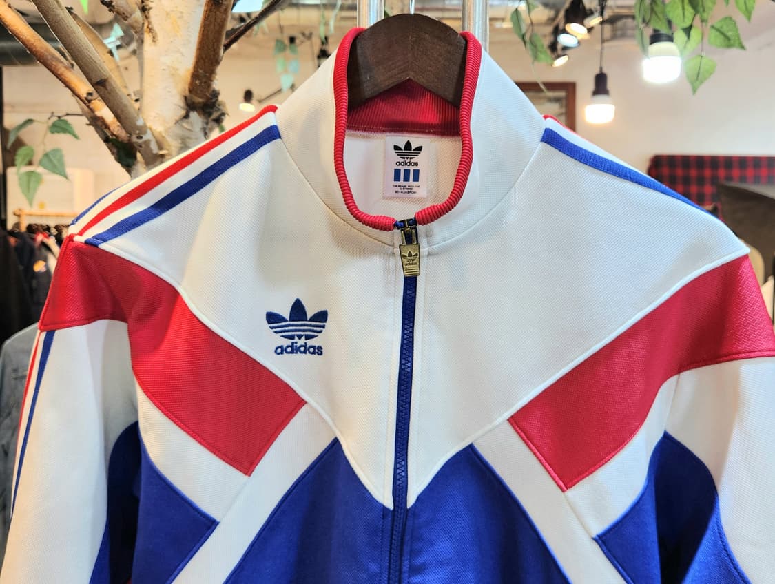 90s 아디다스 올드스쿨 삼선 트랙 빈티지 져지 자켓 상품이미지2