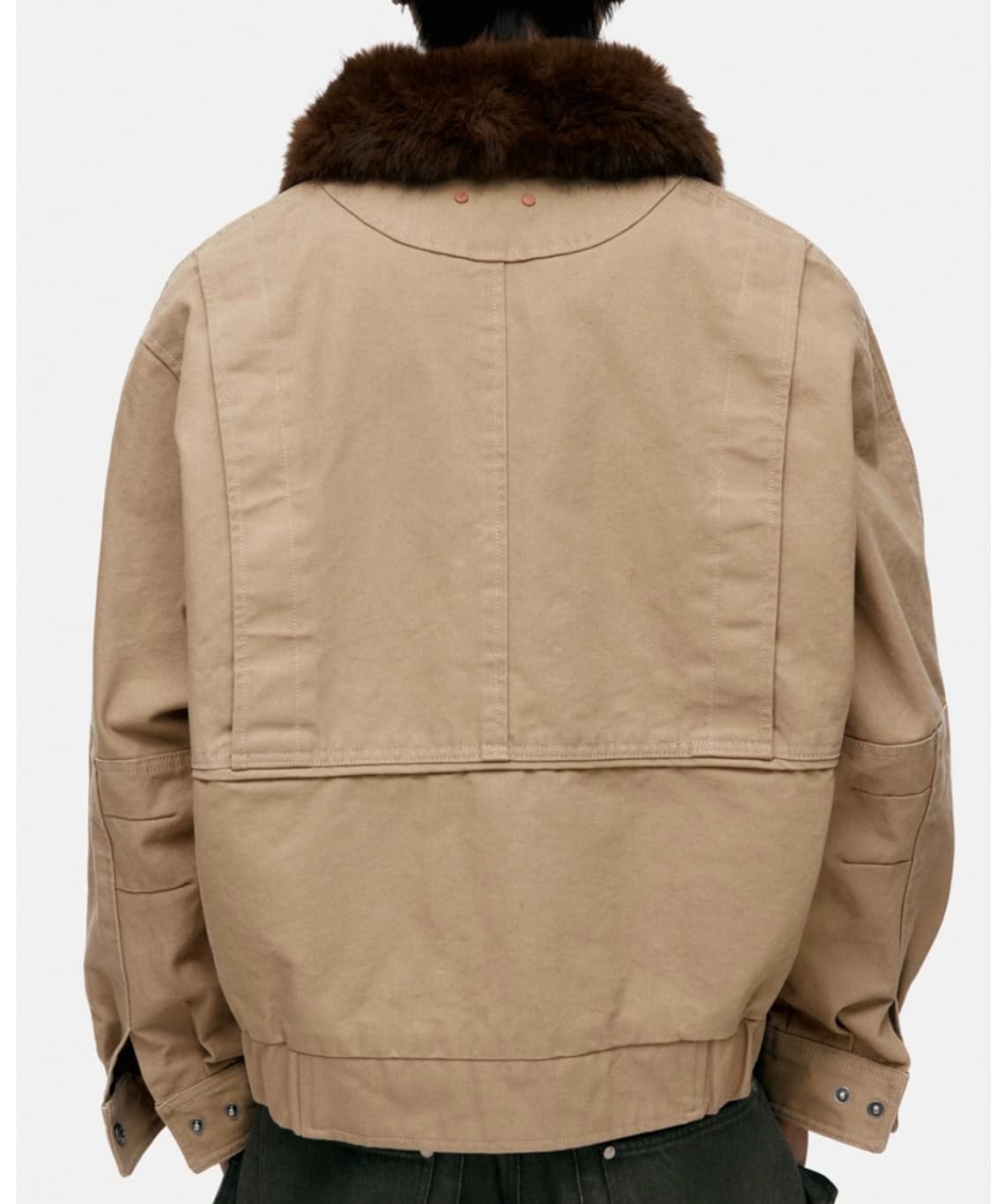 ADSB 앤더슨벨 유니섹스 오르테가 워시드 코튼 재킷 베이지 M 상품이미지4