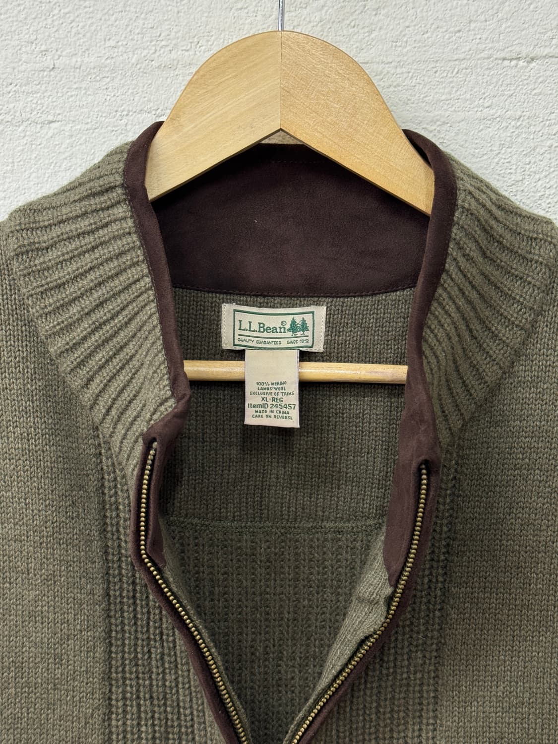 엘엘빈 니트 조끼 집업(T34) 상품이미지2