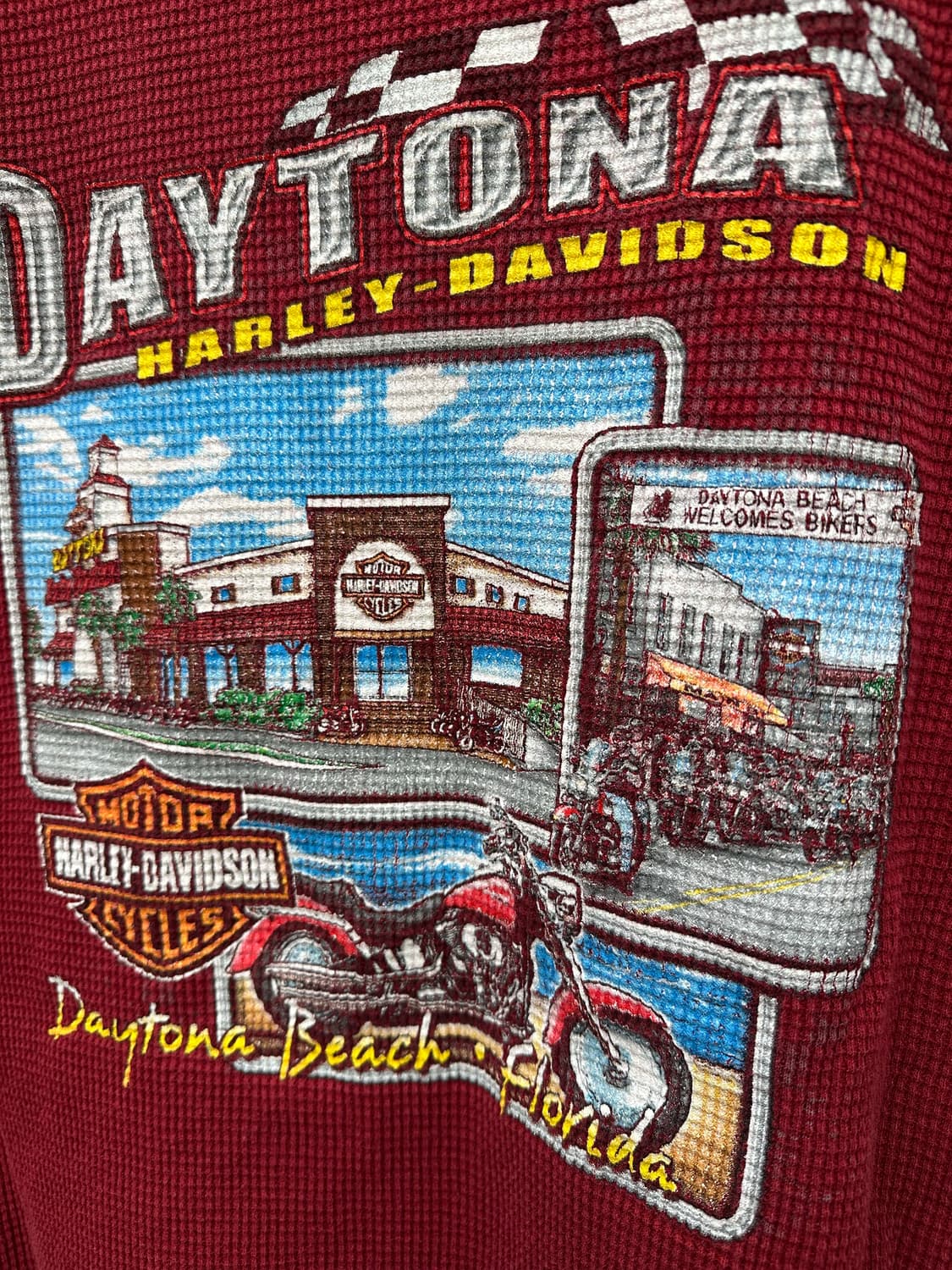 [할리데이비슨] •00s Vintage Thermal T-Shirt 상품이미지6