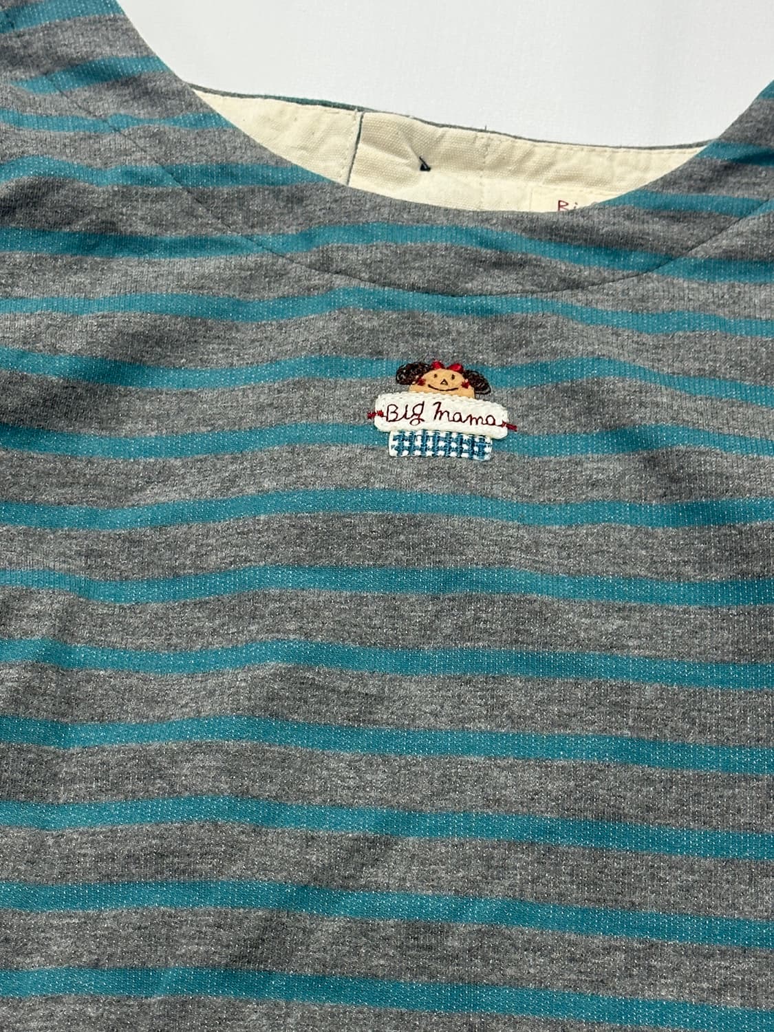 🫧하구미의 민트 스트라이프 봄 작업실룩 코디세트🫧 원피스 레이어드 상품이미지7