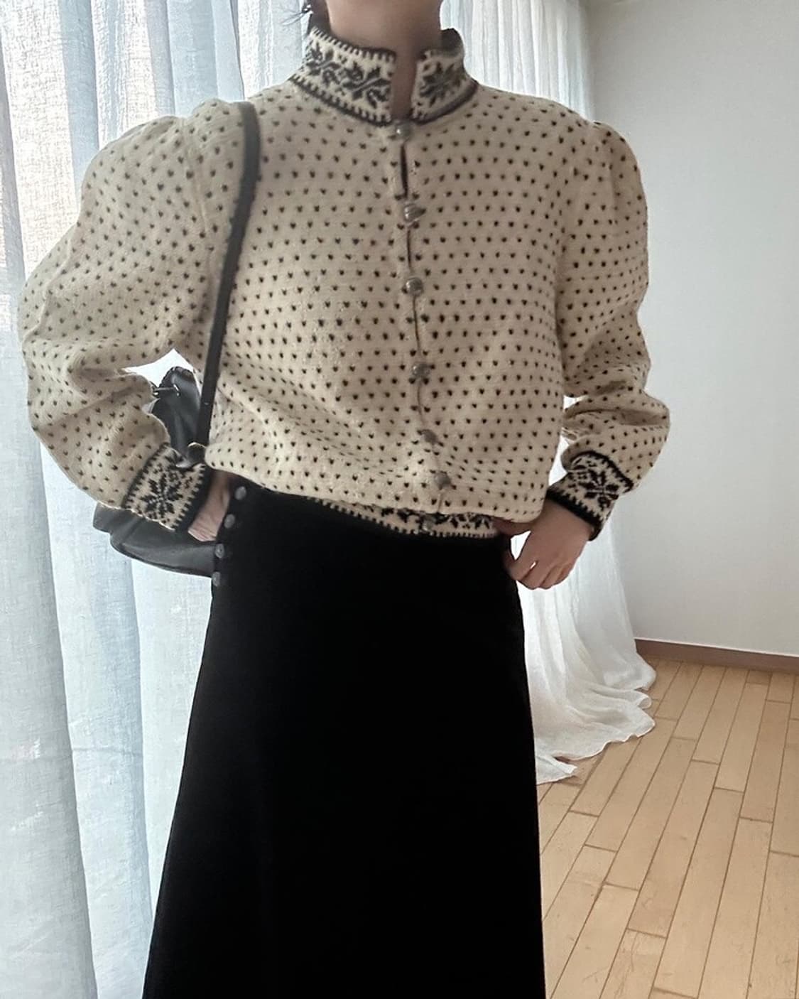빈티지 ) 핸드메이드 노르딕 가디건 상품이미지2