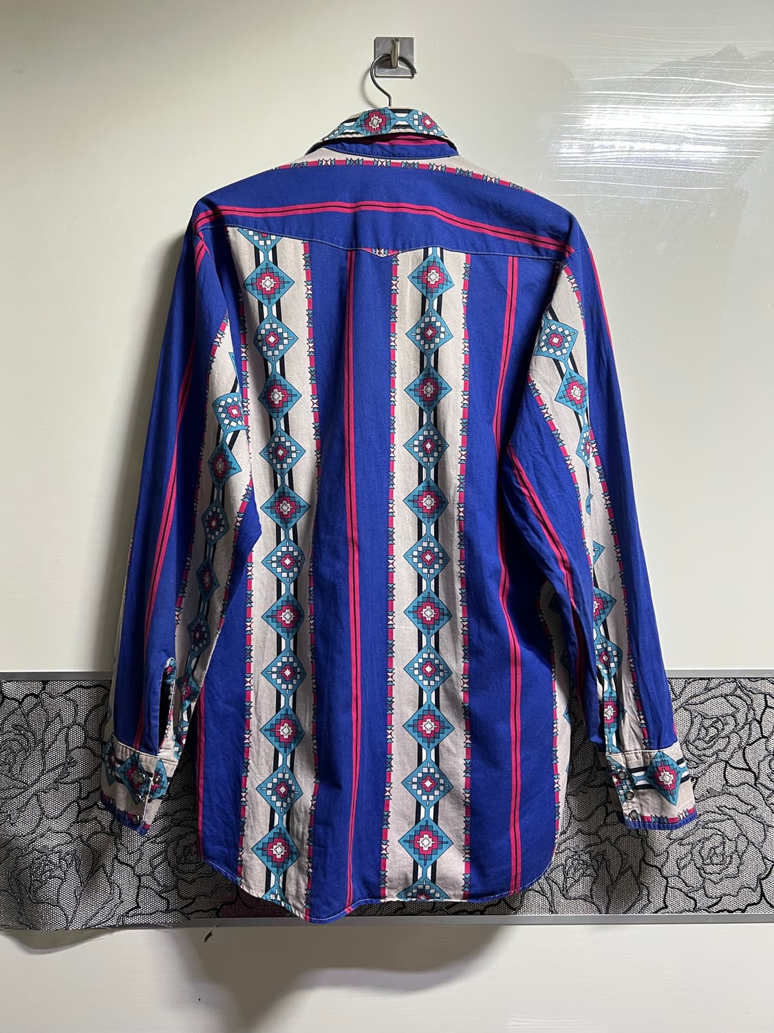 빈티지 팬핸들 웨스턴 패턴셔츠 상품이미지8