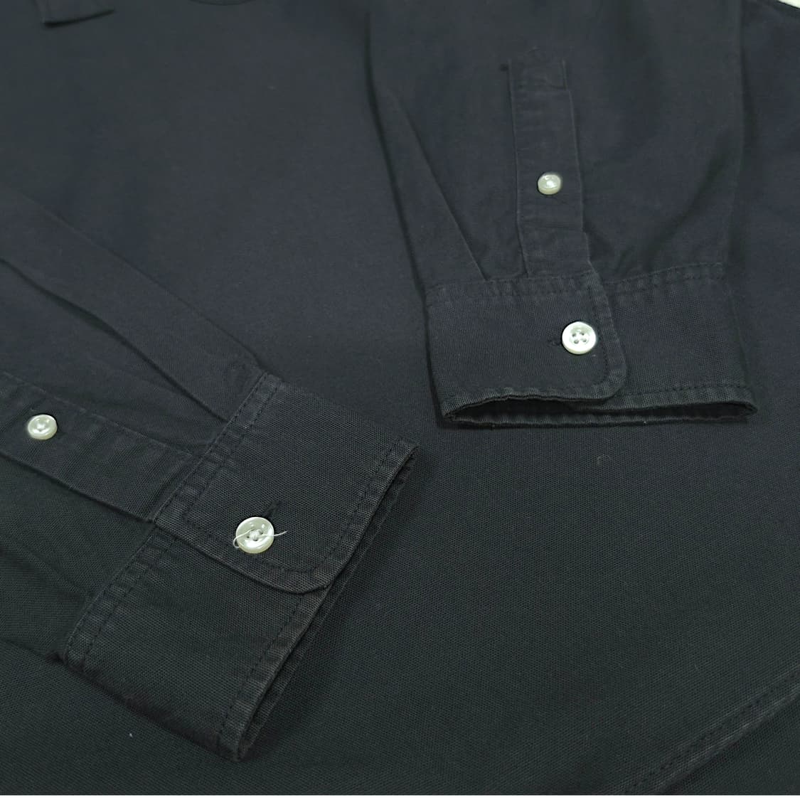 [M~L] 갭(GAP) 블랙 로고 옥스포드 풀오버 긴팔셔츠 상품이미지6