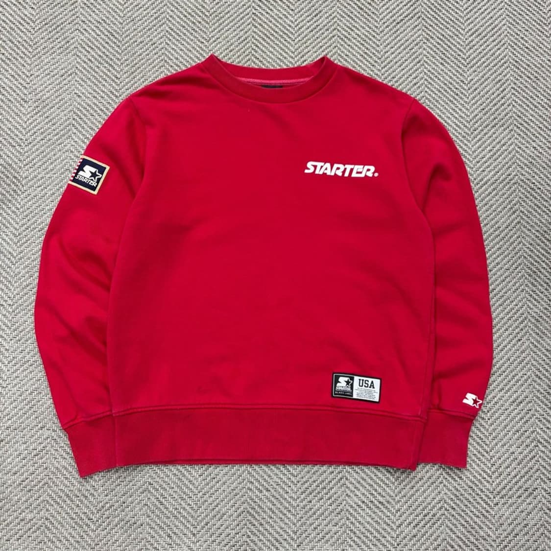 스타터 베이직 로고 맨투맨 v2856 상품이미지1