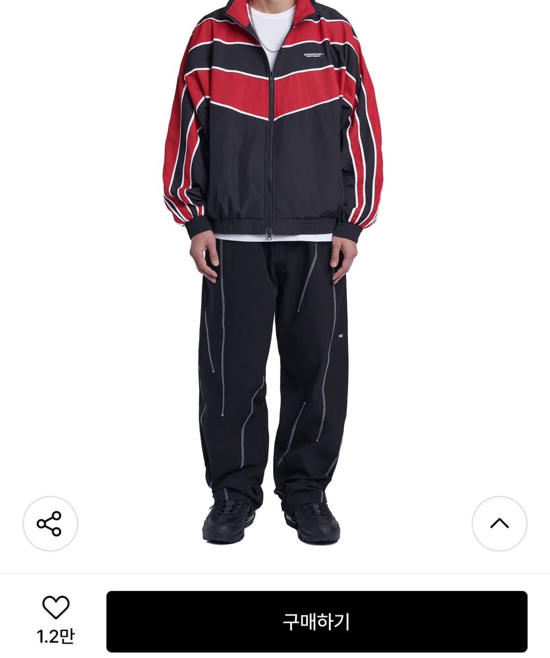L) 노매뉴얼 S.L PANTS - BLACK 팬츠 상품이미지1