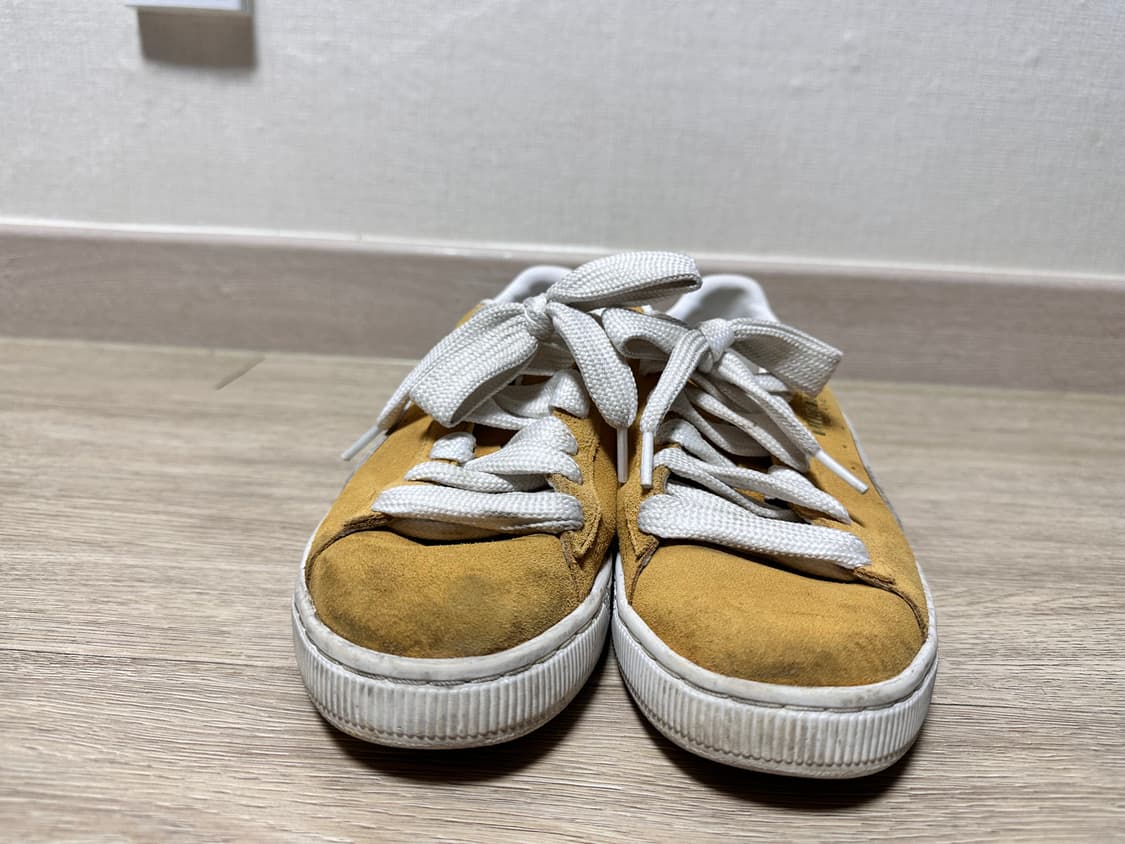 푸마 스웨이드 스니커즈 머스타드 (285) 상품이미지4