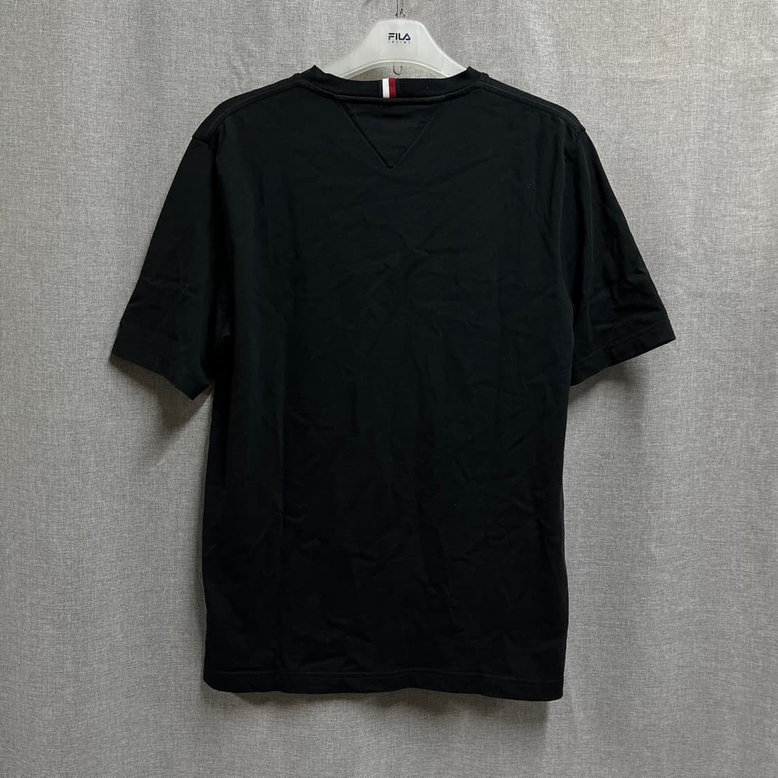 [XL] 타미힐피거 골드 자수 로고 반팔 티셔츠 상품이미지4