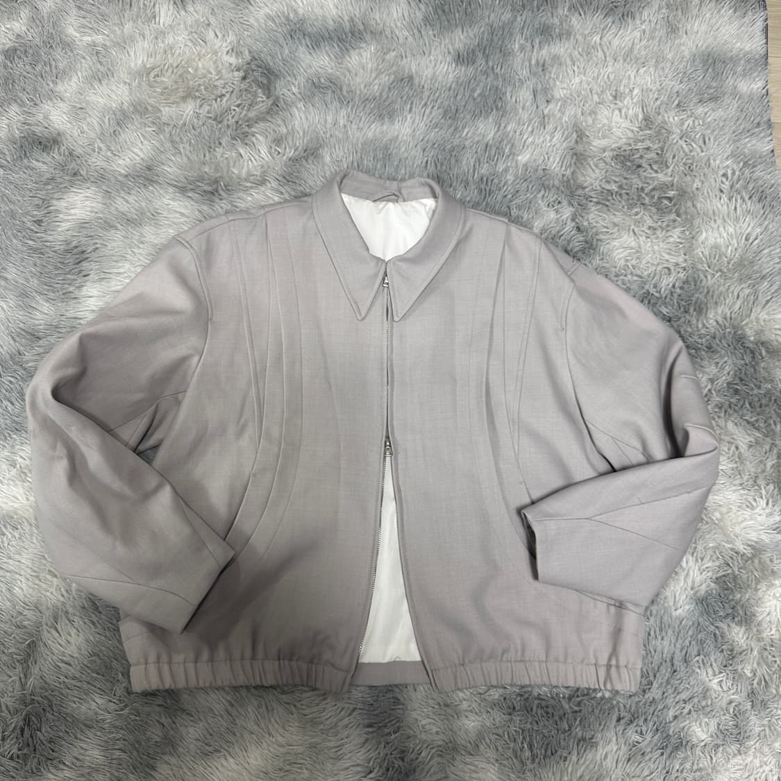 쿠어 투웨이 울 블루종 자켓 M사이즈  상품이미지1