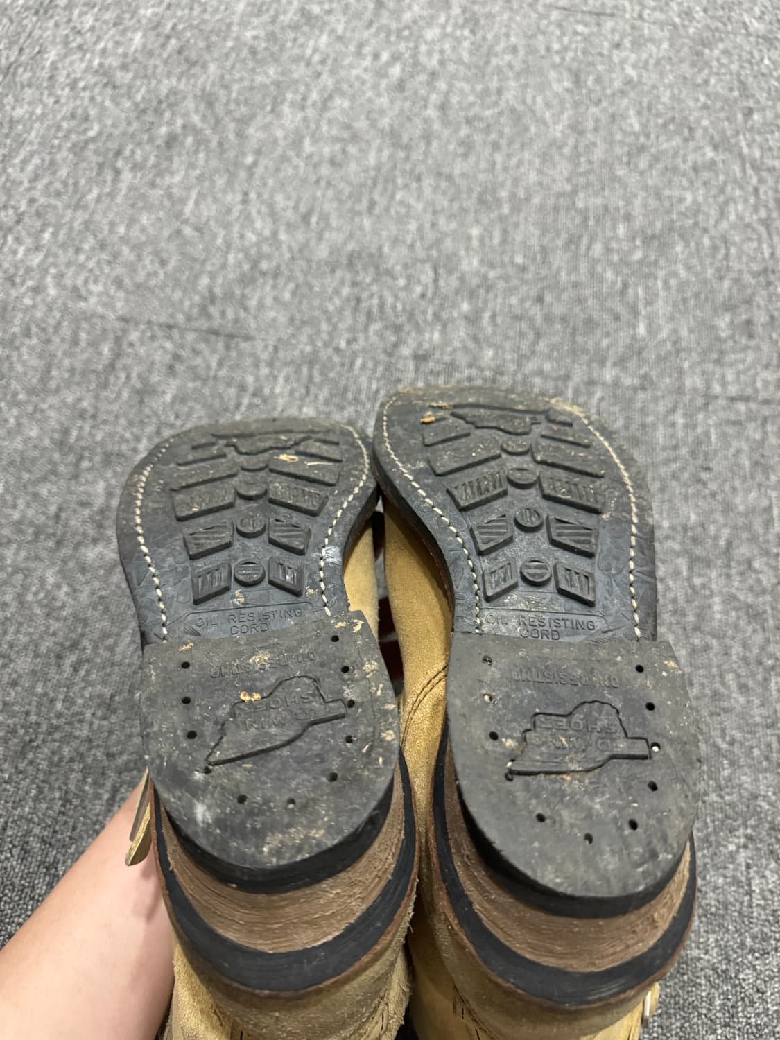 9D) 레드윙 8268 러프아웃 카멜스웨이드 엔지니어부츠 270 상품이미지9