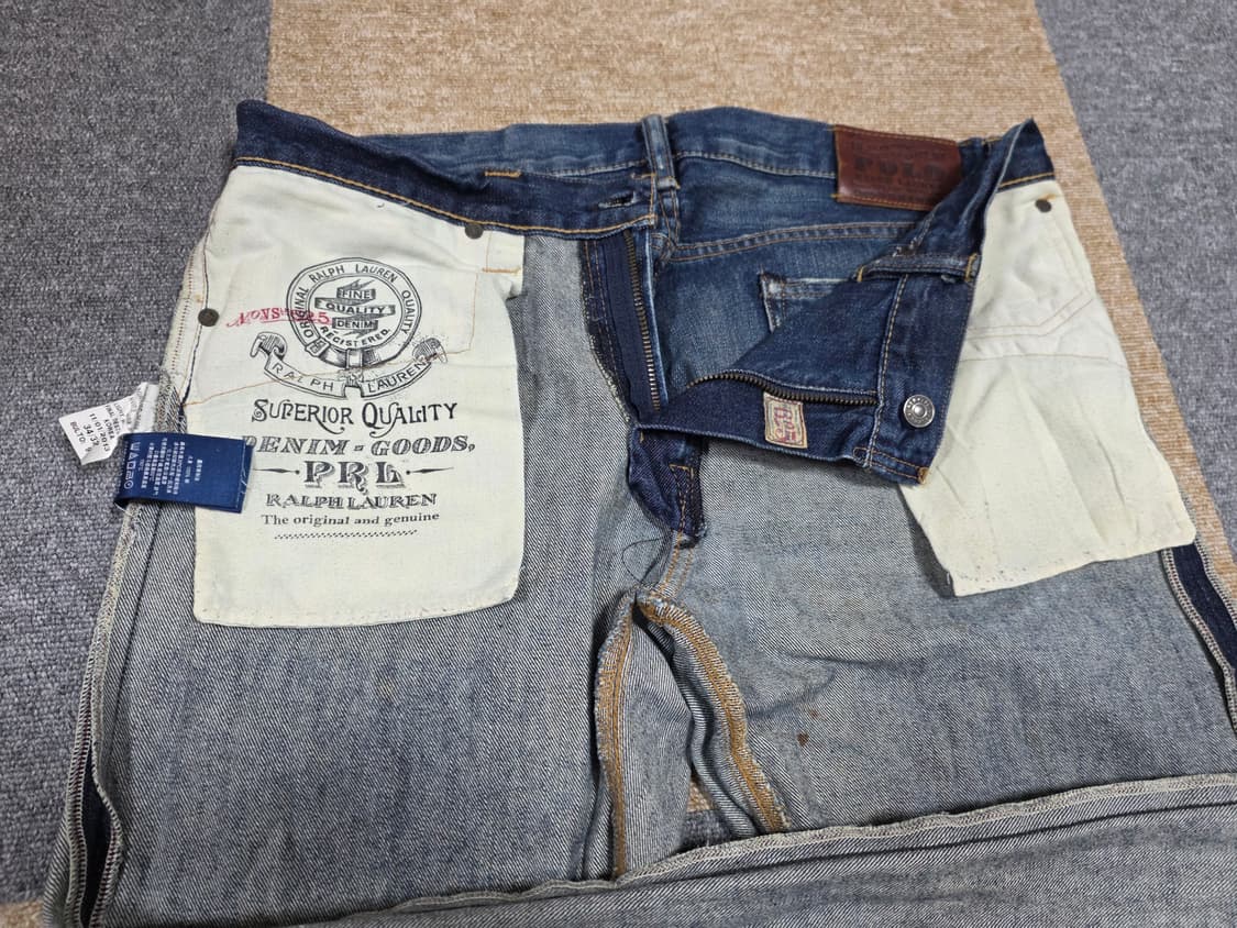 폴로 랄프로렌 데님 청바지 남성 빈티지 워싱[W34 L32] 상품이미지4