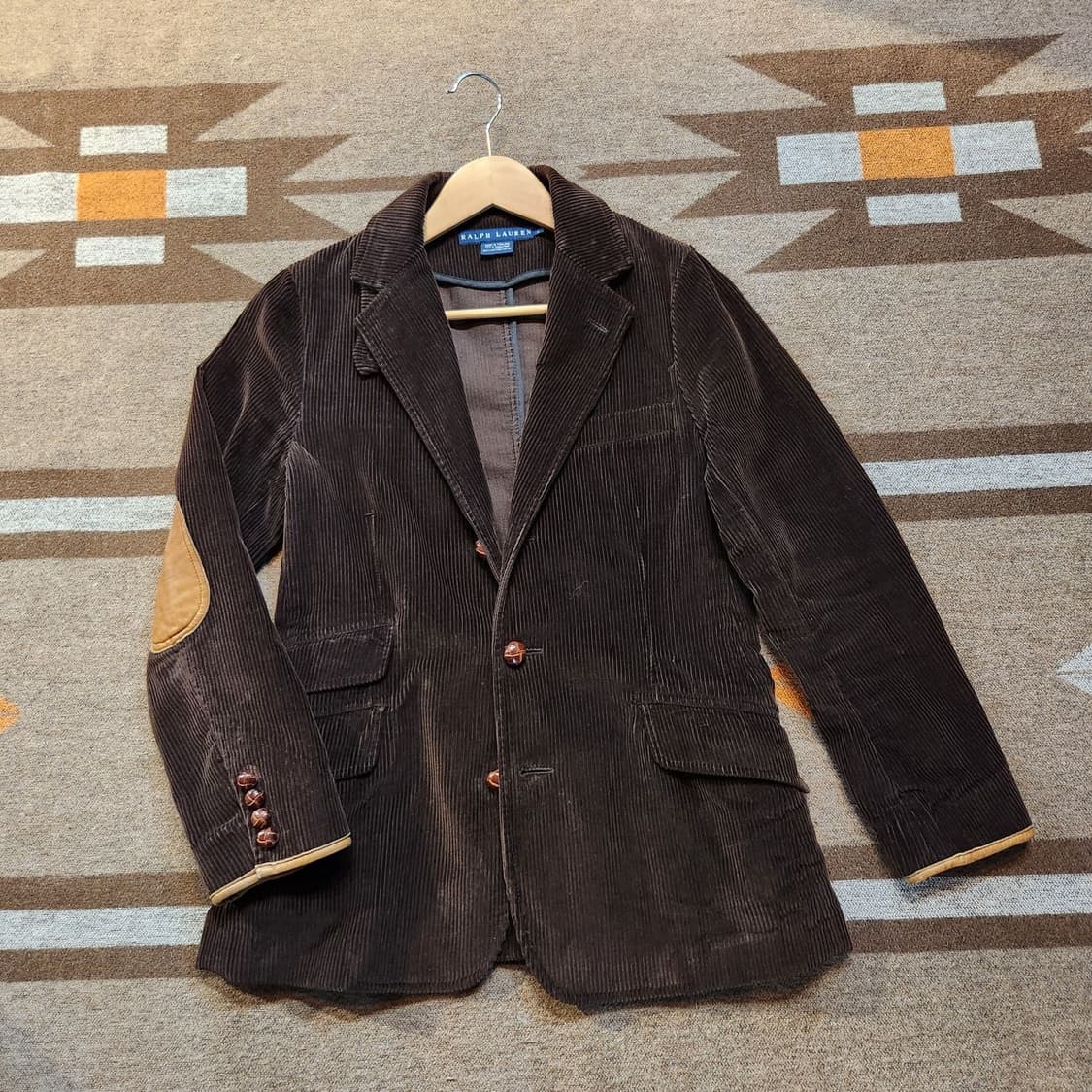 폴로랄프로렌 여성 브라운 코듀로이 3B 자켓 M 상품이미지1