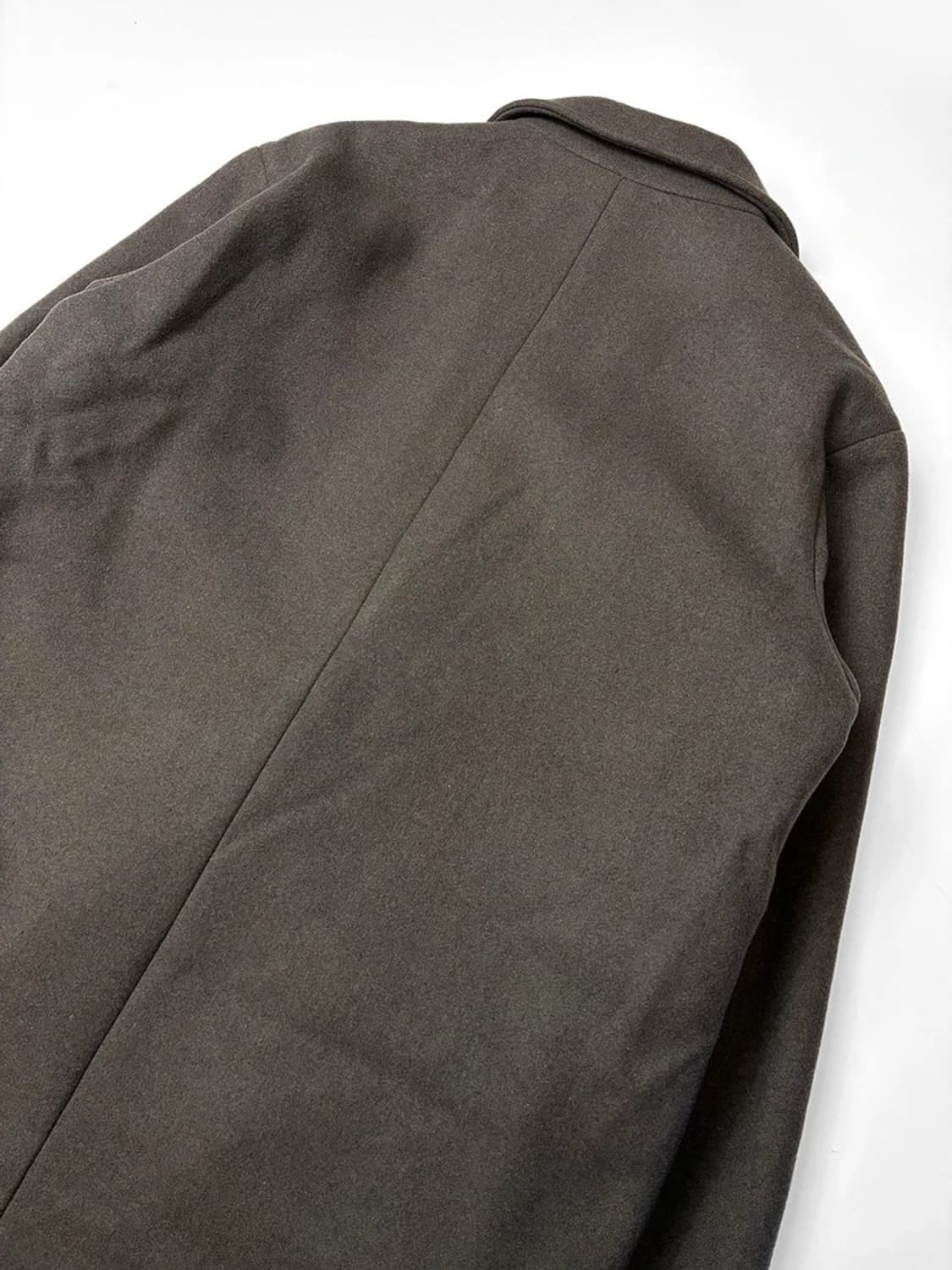 쿠어 COOR MTR 오버핏 캐시미어 블렌드 더블 롱 코트 PN5586 상품이미지6